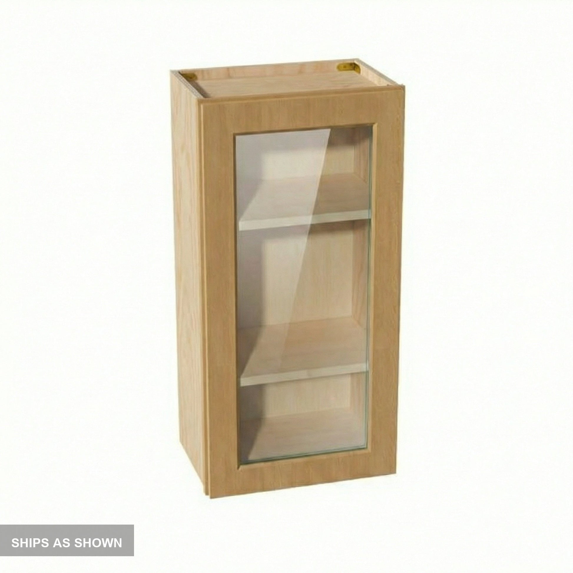 Shaker Glass Door Wall Cabinet 18" (W1836GD) · Ardelle