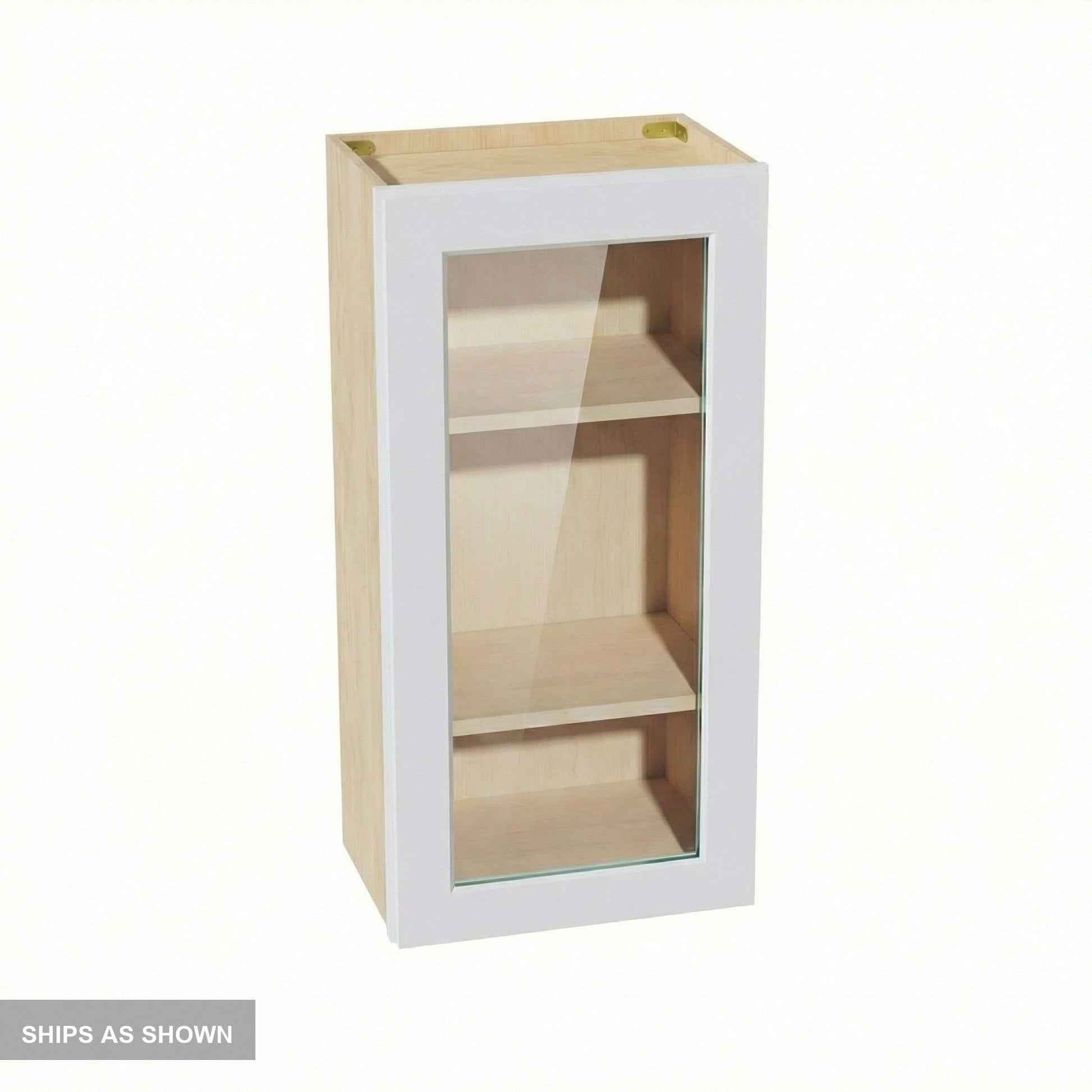 Shaker Glass Door Wall Cabinet 18" (W1836GD) · Ardelle