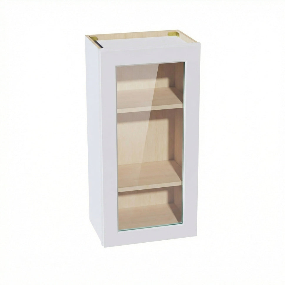 Shaker Glass Door Wall Cabinet 18" (W1836GD) · Ardelle