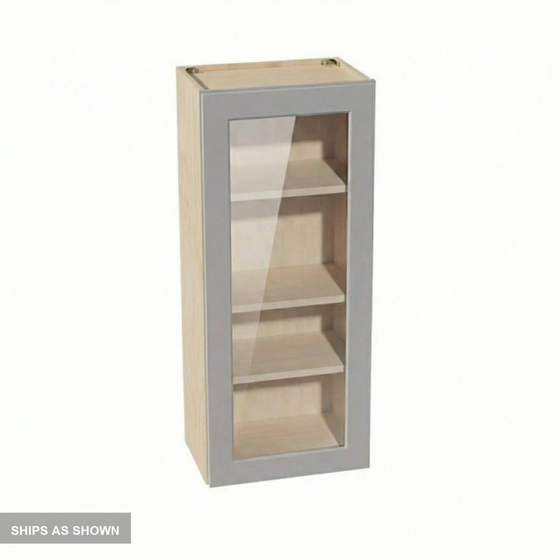 Shaker Glass Door Wall Cabinet 18" (W1842GD) · Ardelle