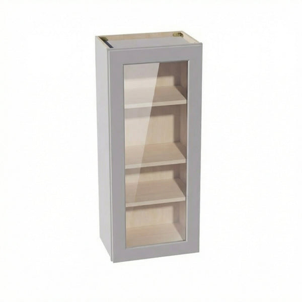 Shaker Glass Door Wall Cabinet 18" (W1842GD) · Ardelle - Ash - Hero