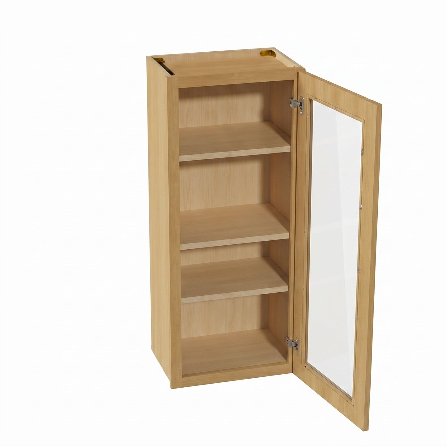 Shaker Glass Door Wall Cabinet 18" (W1842GD) · Ardelle - Timber - Interior