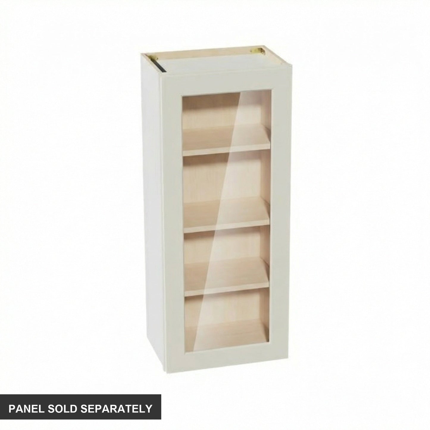 Shaker Glass Door Wall Cabinet 18" (W1842GD) · Tallis - Swan White - Product