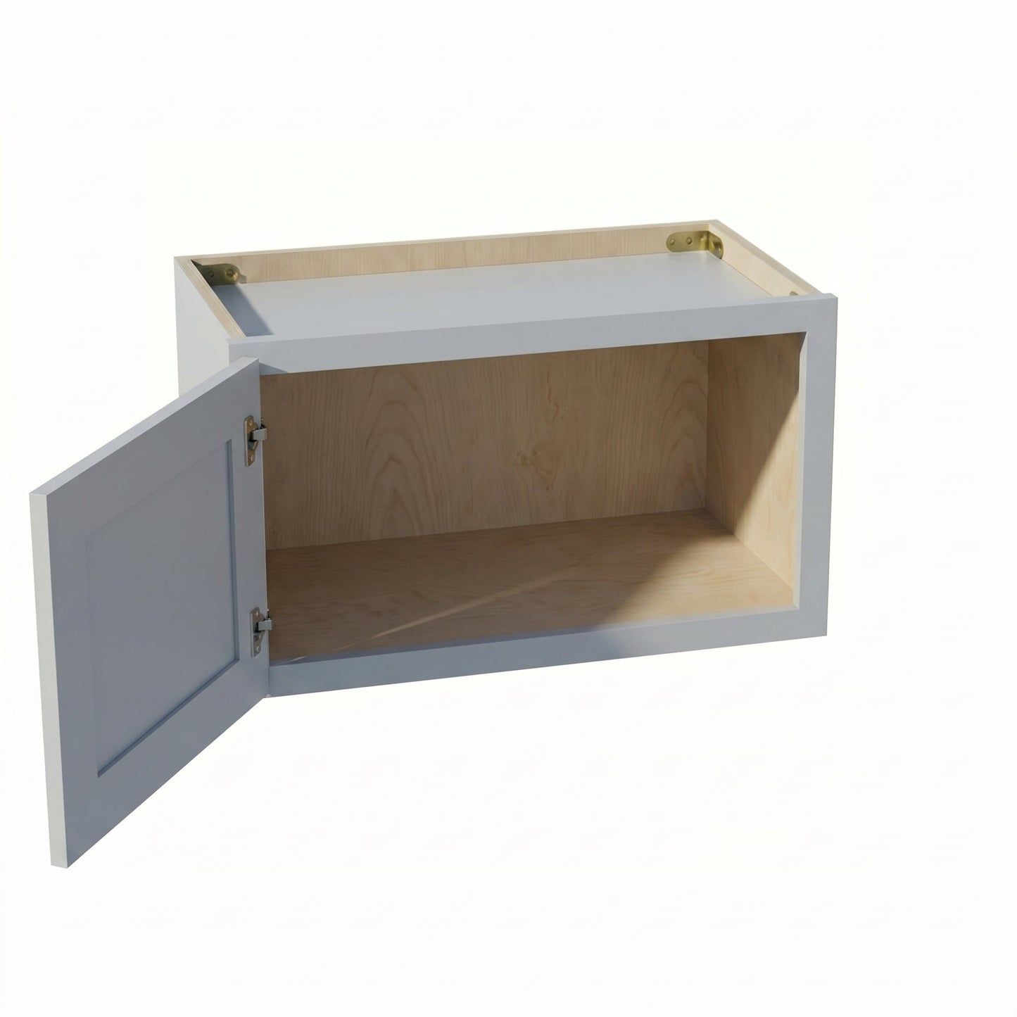 Shaker Bridge Wall Cabinet 21" (W2112) · Ardelle - Ash - Interior