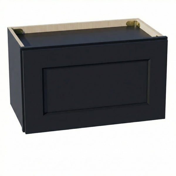 Shaker Bridge Wall Cabinet 21" (W2112) · Ardelle - Ebony - Hero
