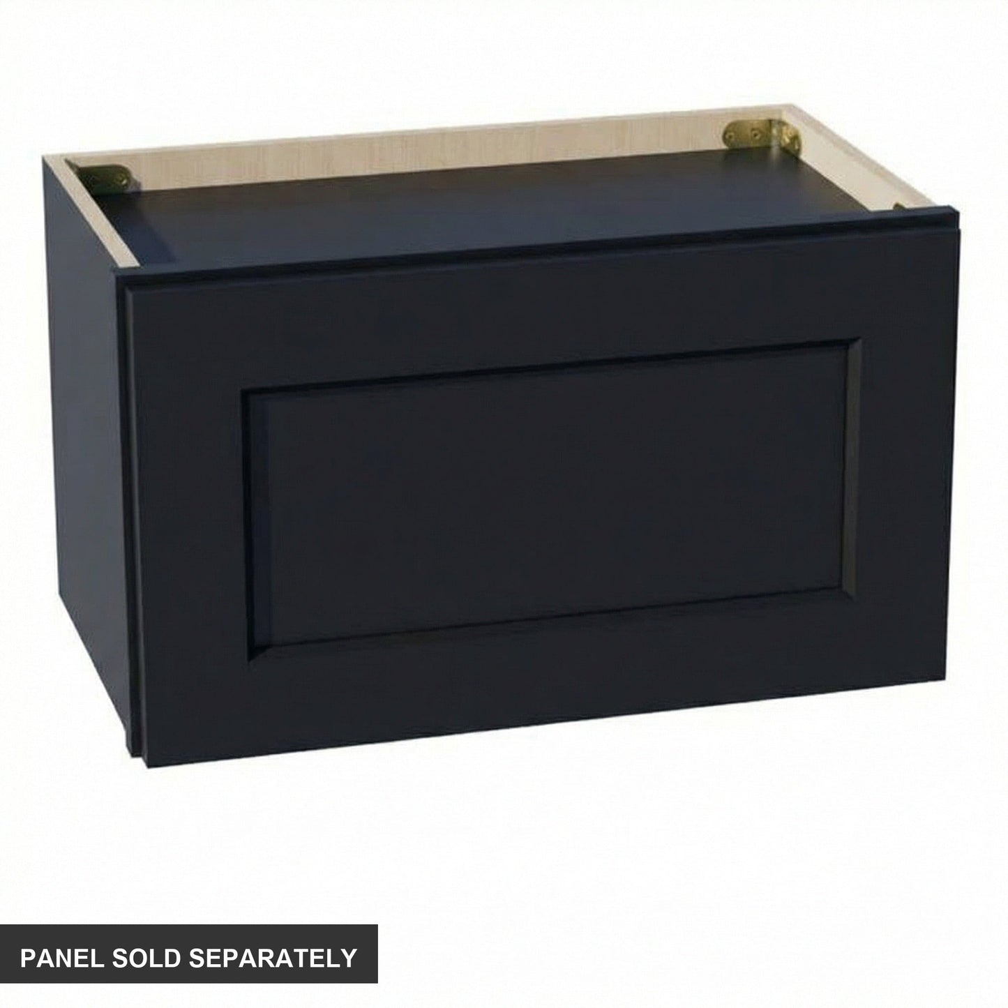 Shaker Bridge Wall Cabinet 21" (W2112) · Ardelle - Ebony - Product