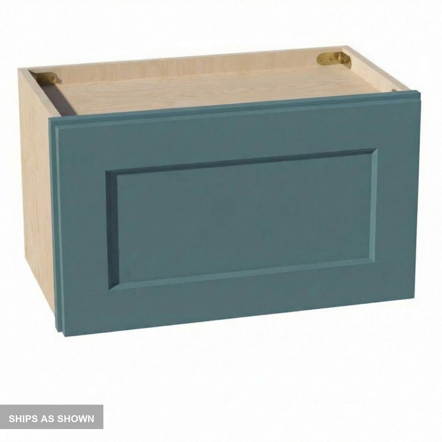 Shaker Bridge Wall Cabinet 21" (W2112) · Tallis - Fairy Green - Flat Pack