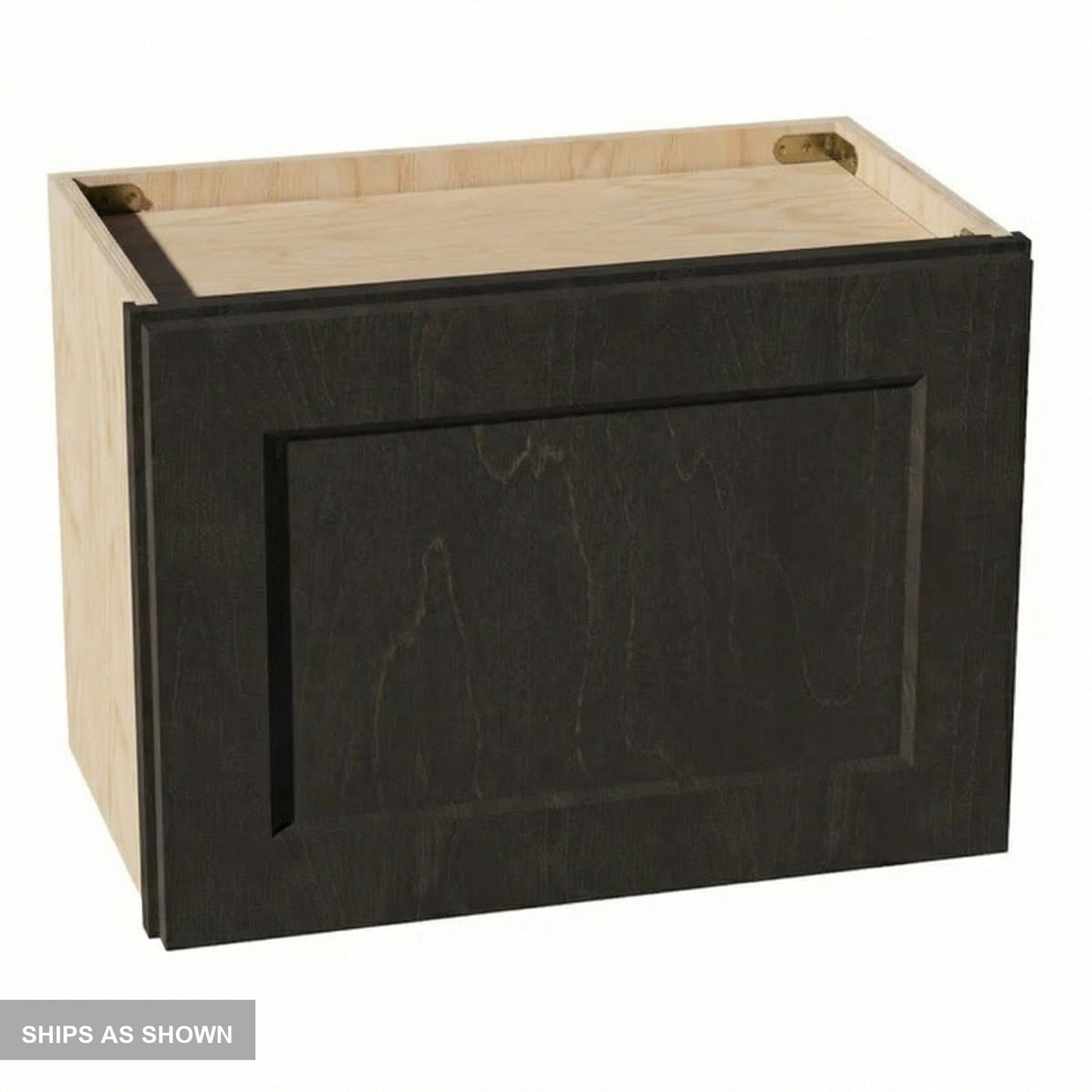 Shaker Bridge Wall Cabinet 21" (W2115) · Ardelle - Charcoal - Flat Pack