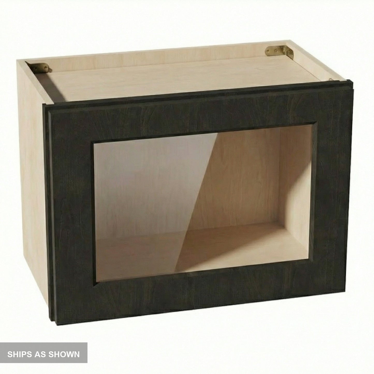 Shaker Bridge Wall Cabinet 21" (W2115GD) · Ardelle - Charcoal - Flat Pack
