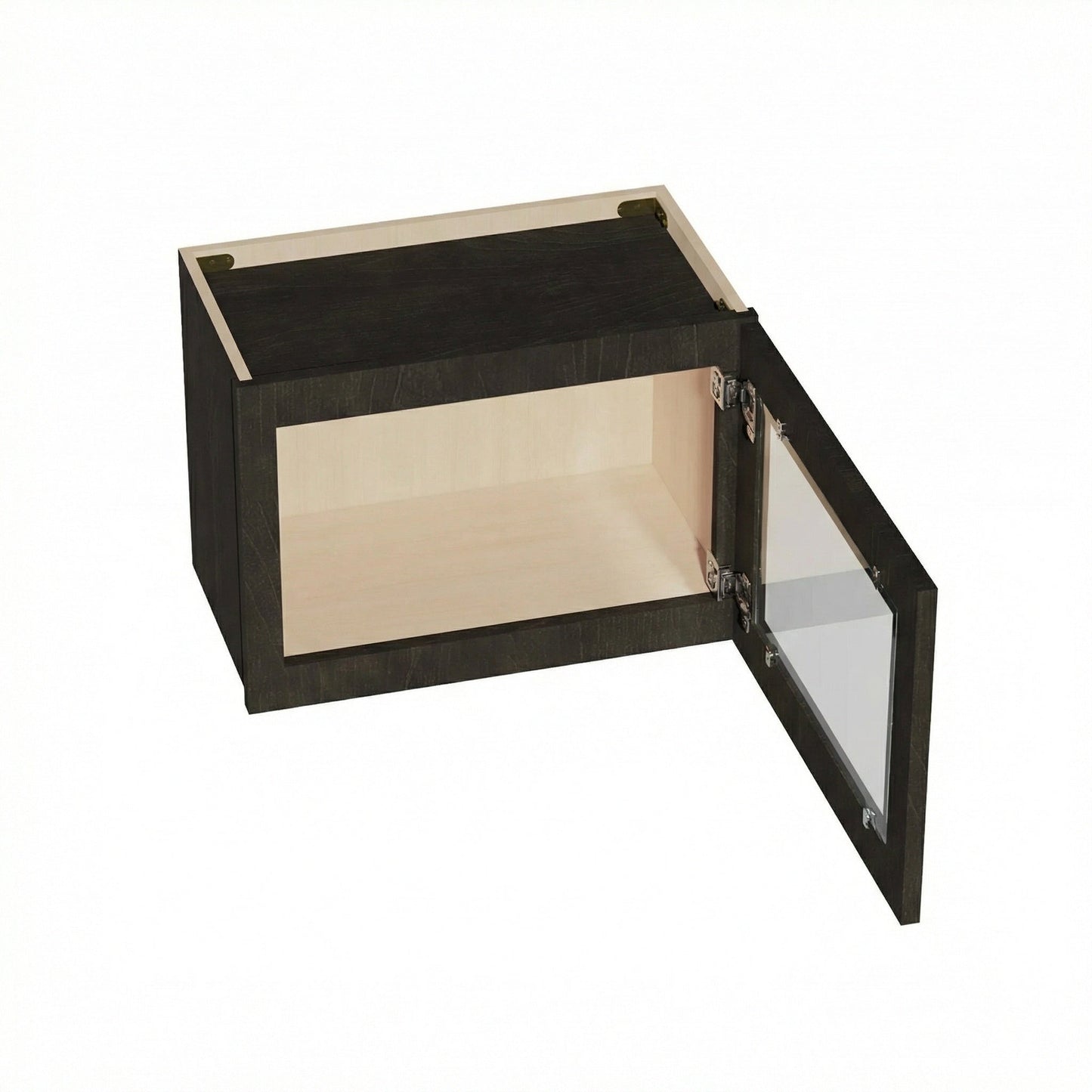 Shaker Bridge Wall Cabinet 21" (W2115GD) · Ardelle - Charcoal - Interior