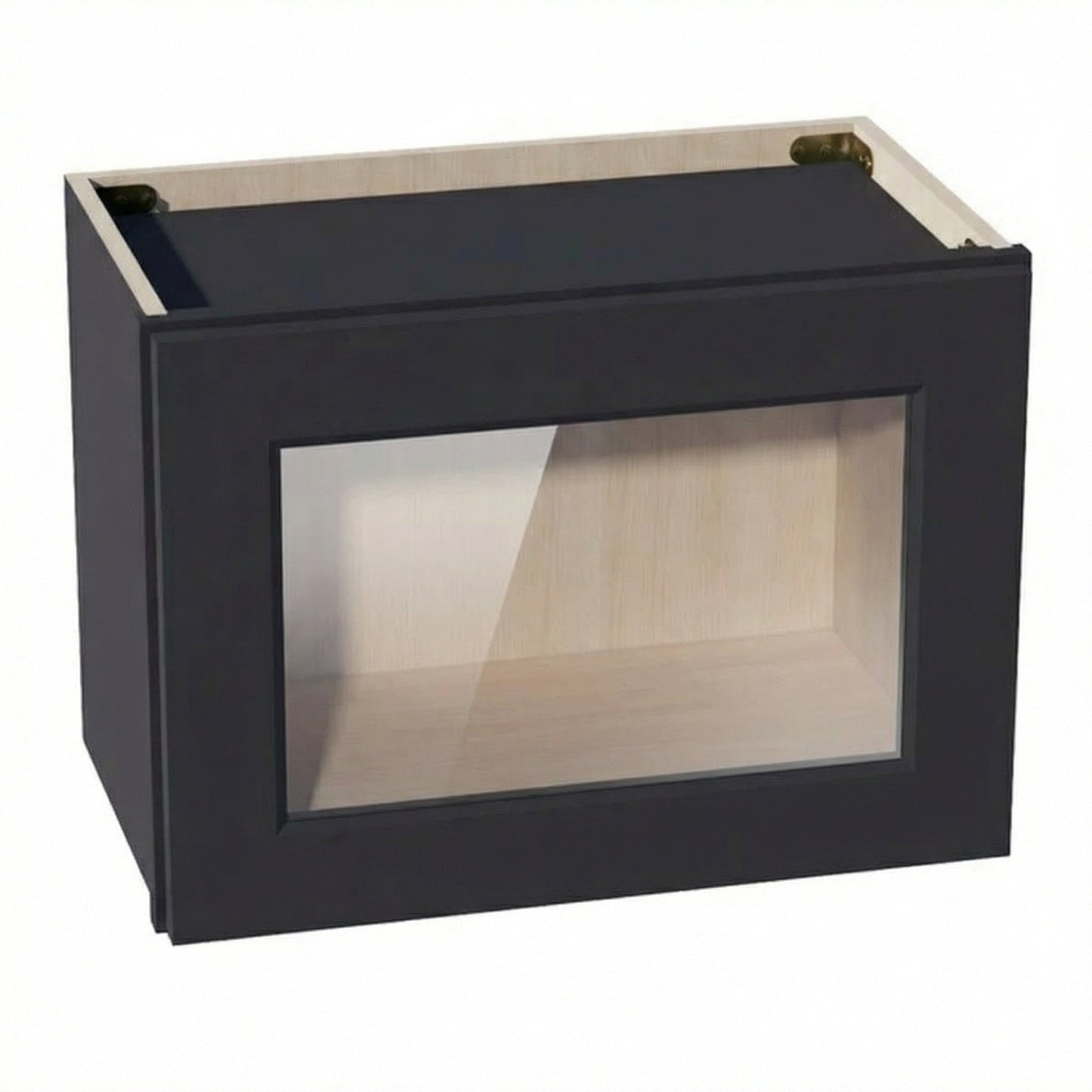 Shaker Bridge Wall Cabinet 21" (W2115GD) · Ardelle - Ebony - Hero