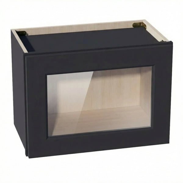 Shaker Bridge Wall Cabinet 21" (W2115GD) · Ardelle - Ebony - Hero
