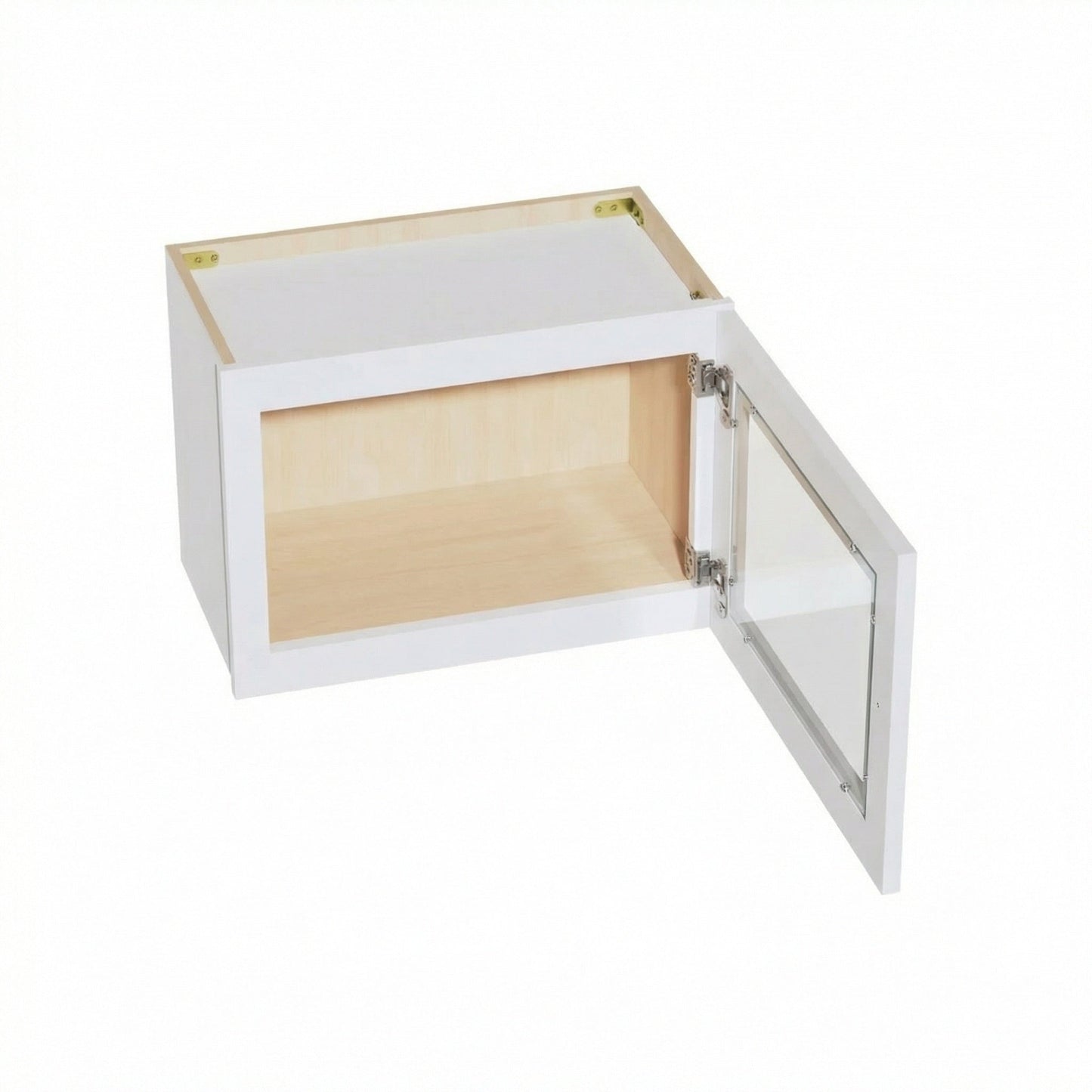 Shaker Bridge Wall Cabinet 21" (W2115GD) · Ardelle - White - Interior