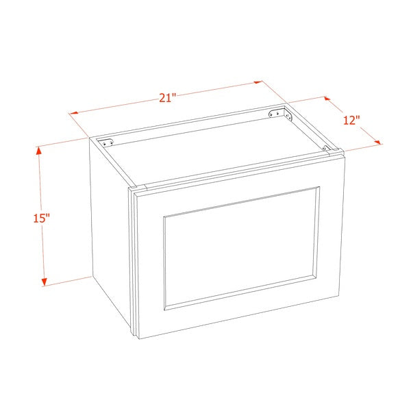 Shaker Bridge Wall Cabinet 21" (W2115GD) · Tallis