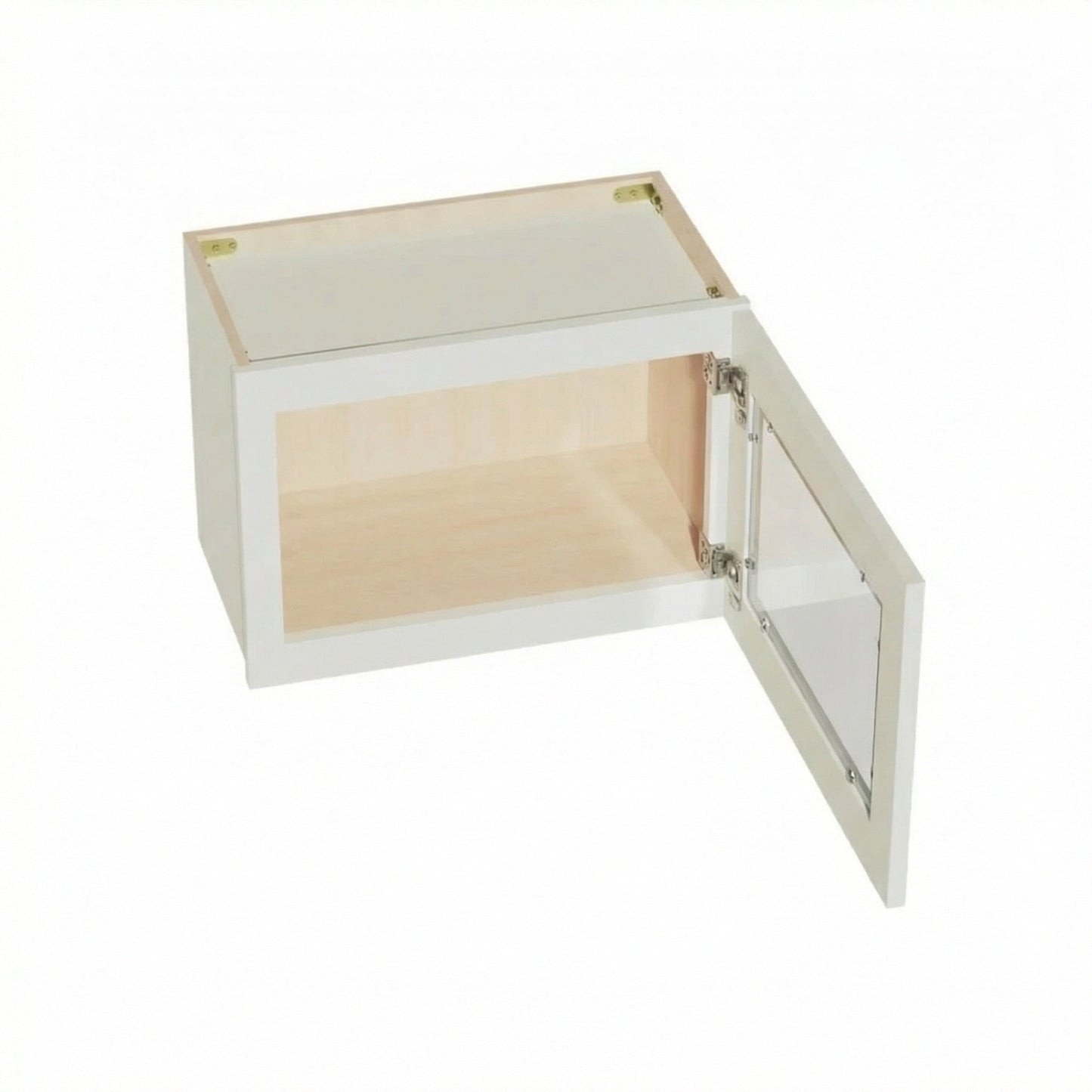 Shaker Bridge Wall Cabinet 21" (W2115GD) · Tallis - Swan White - Interior