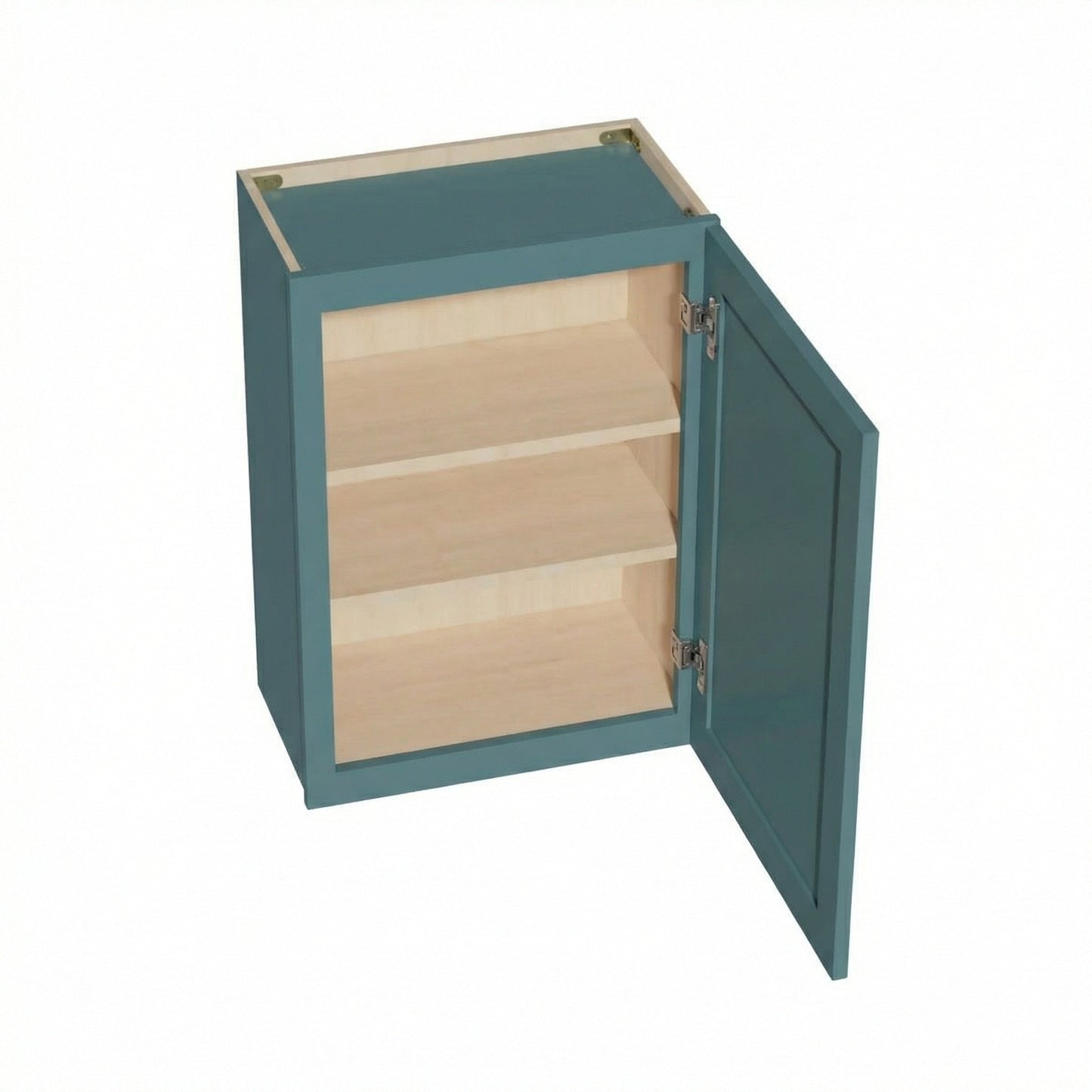 Shaker Wall Cabinet 21" (W2130) · Tallis - Fairy Green - Interior