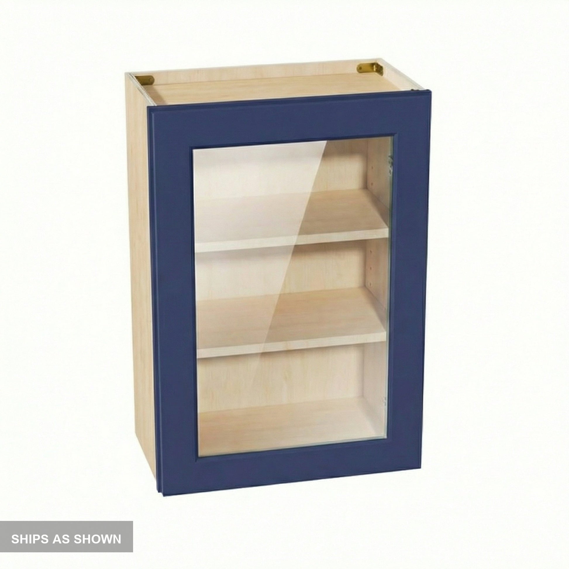 Shaker Glass Door Wall Cabinet 21" (W2130GD) · Ardelle