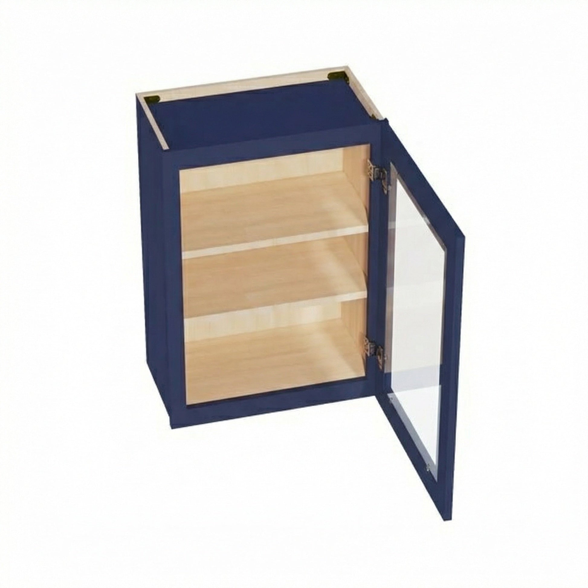 Shaker Glass Door Wall Cabinet 21" (W2130GD) · Ardelle