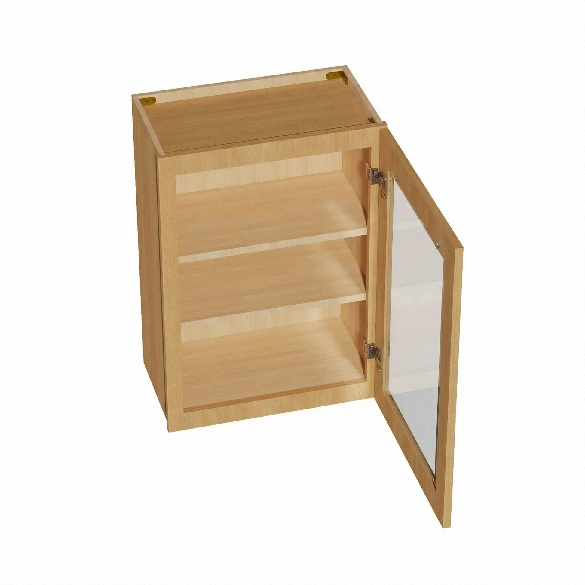 Shaker Glass Door Wall Cabinet 21" (W2130GD) · Ardelle