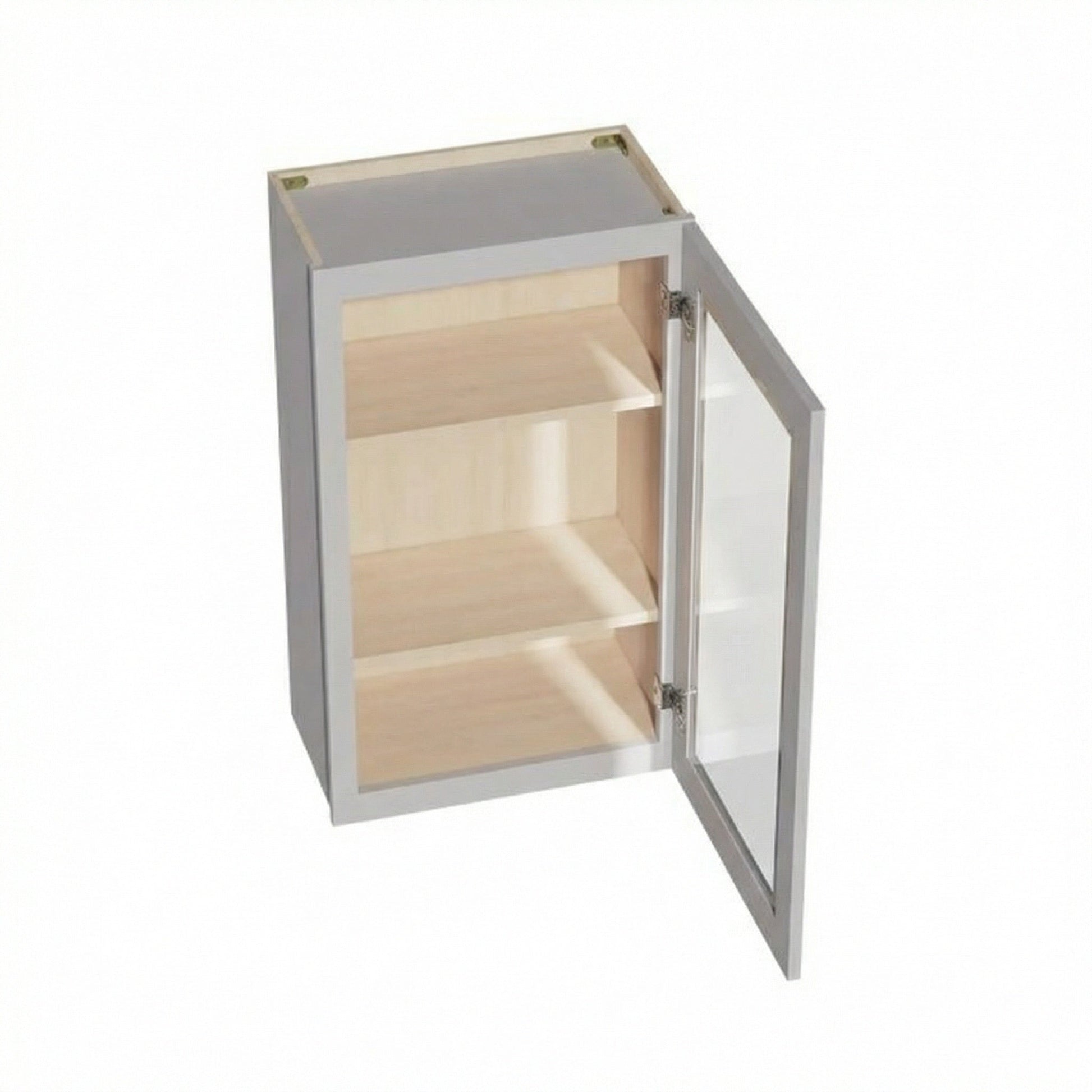 Shaker Glass Door Wall Cabinet 21" (W2136GD) · Ardelle