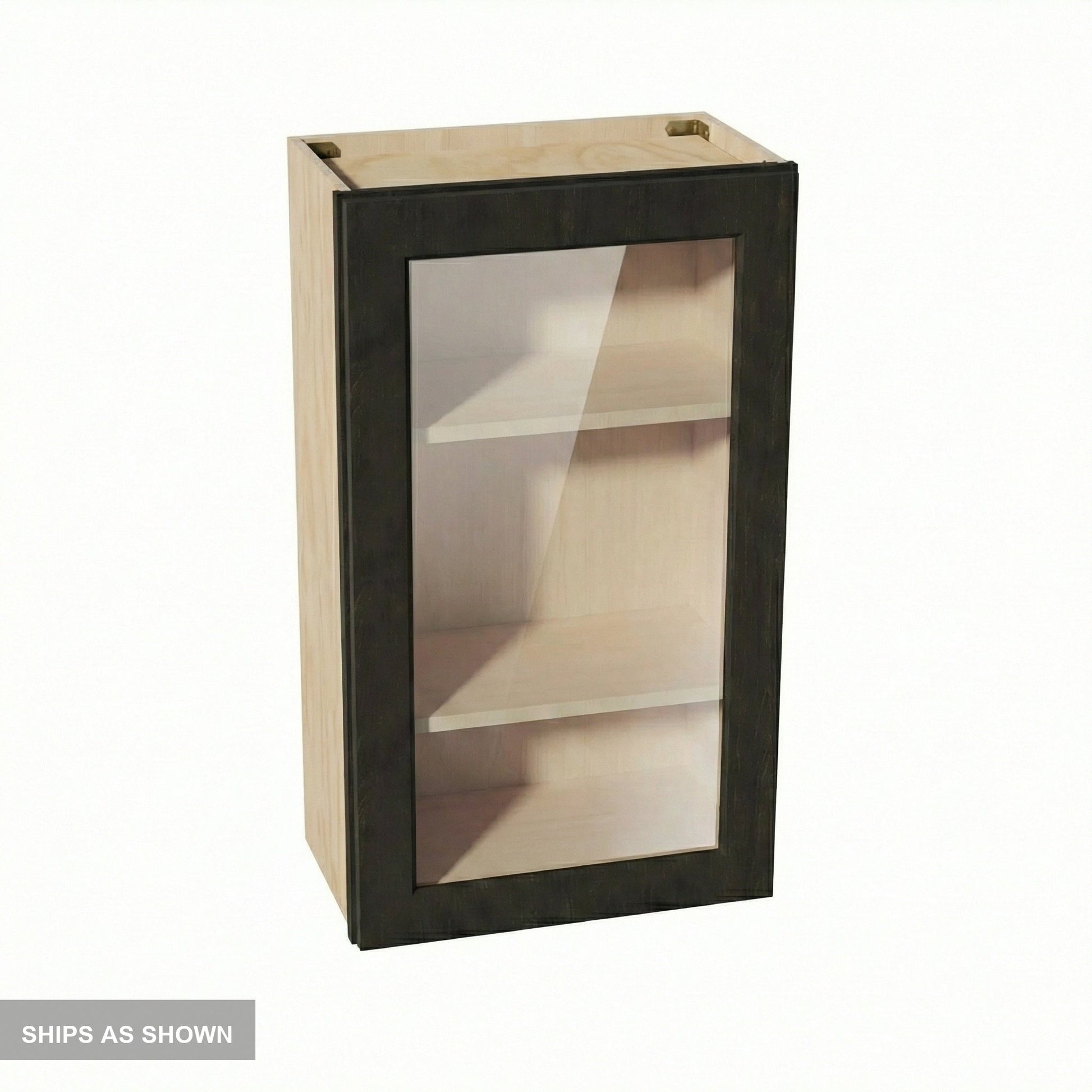 Shaker Glass Door Wall Cabinet 21" (W2136GD) · Ardelle