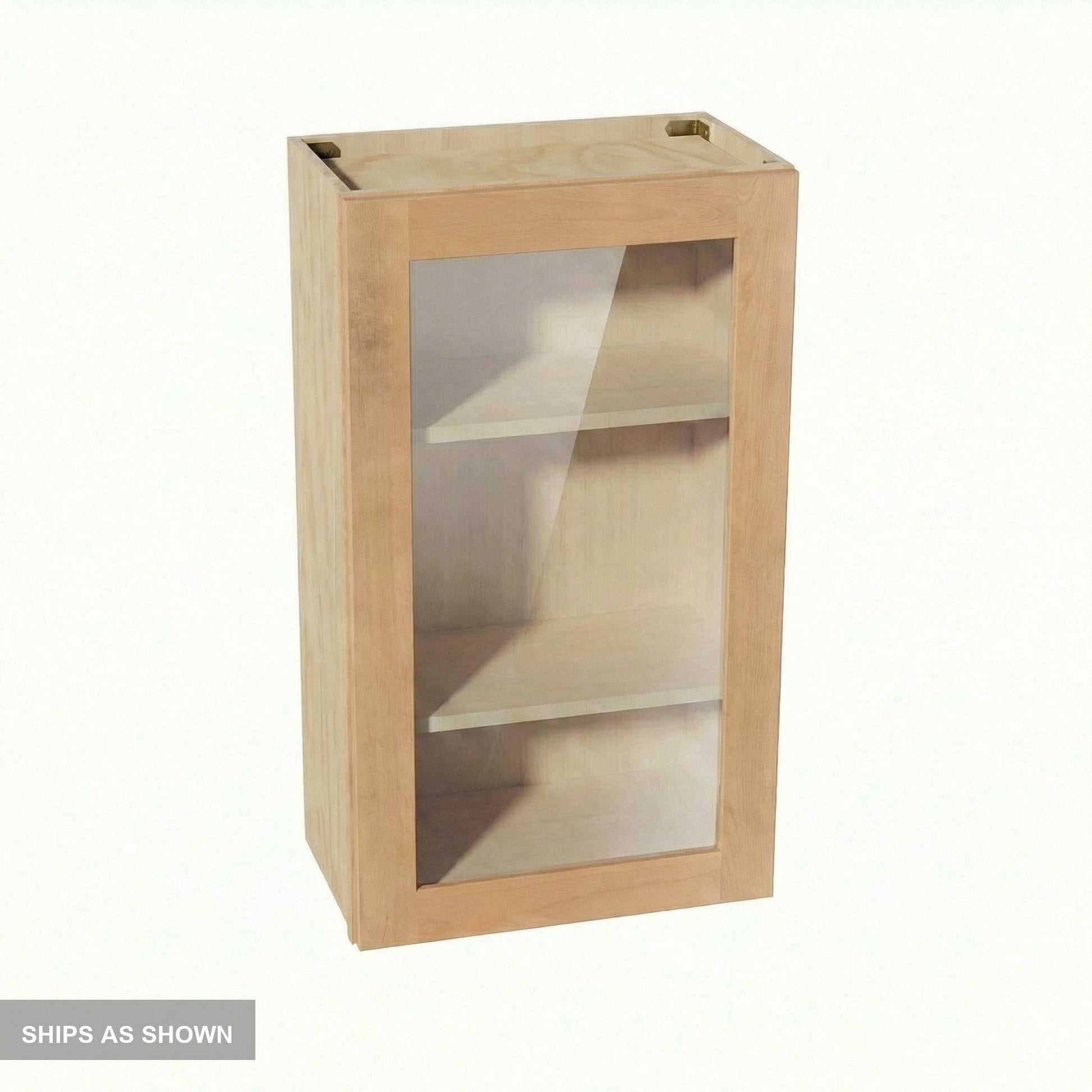Shaker Glass Door Wall Cabinet 21" (W2136GD) · Ardelle