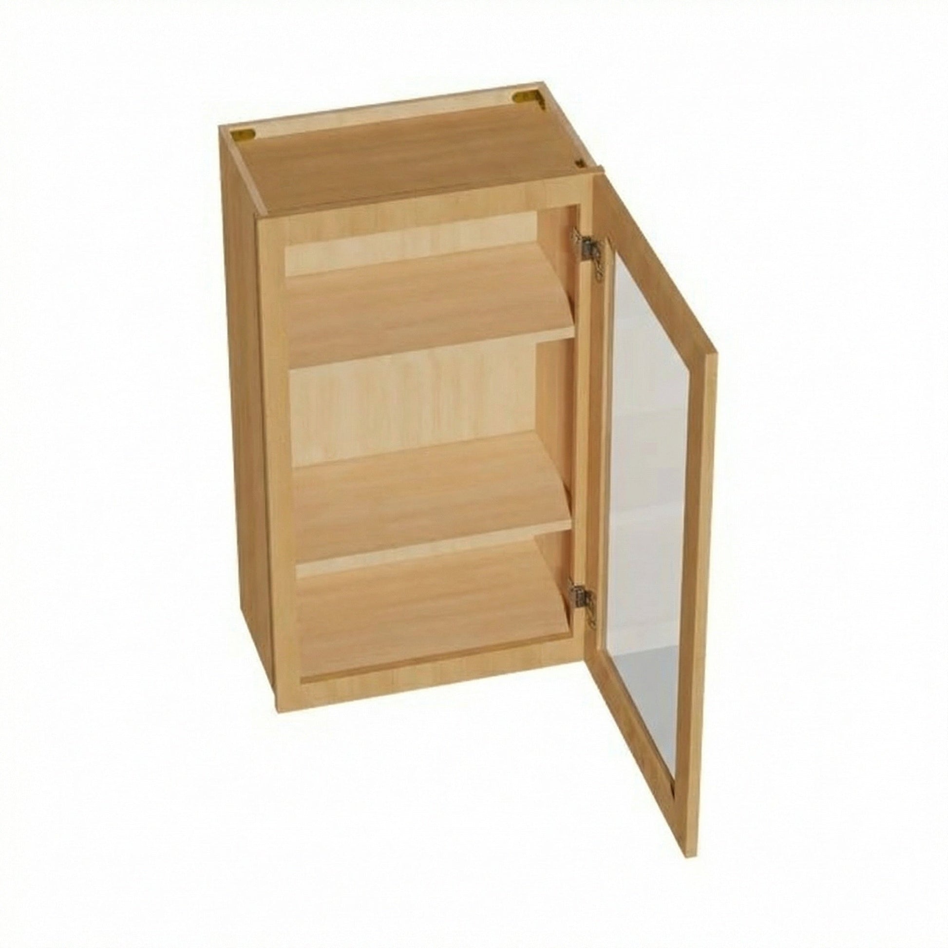 Shaker Glass Door Wall Cabinet 21" (W2136GD) · Ardelle