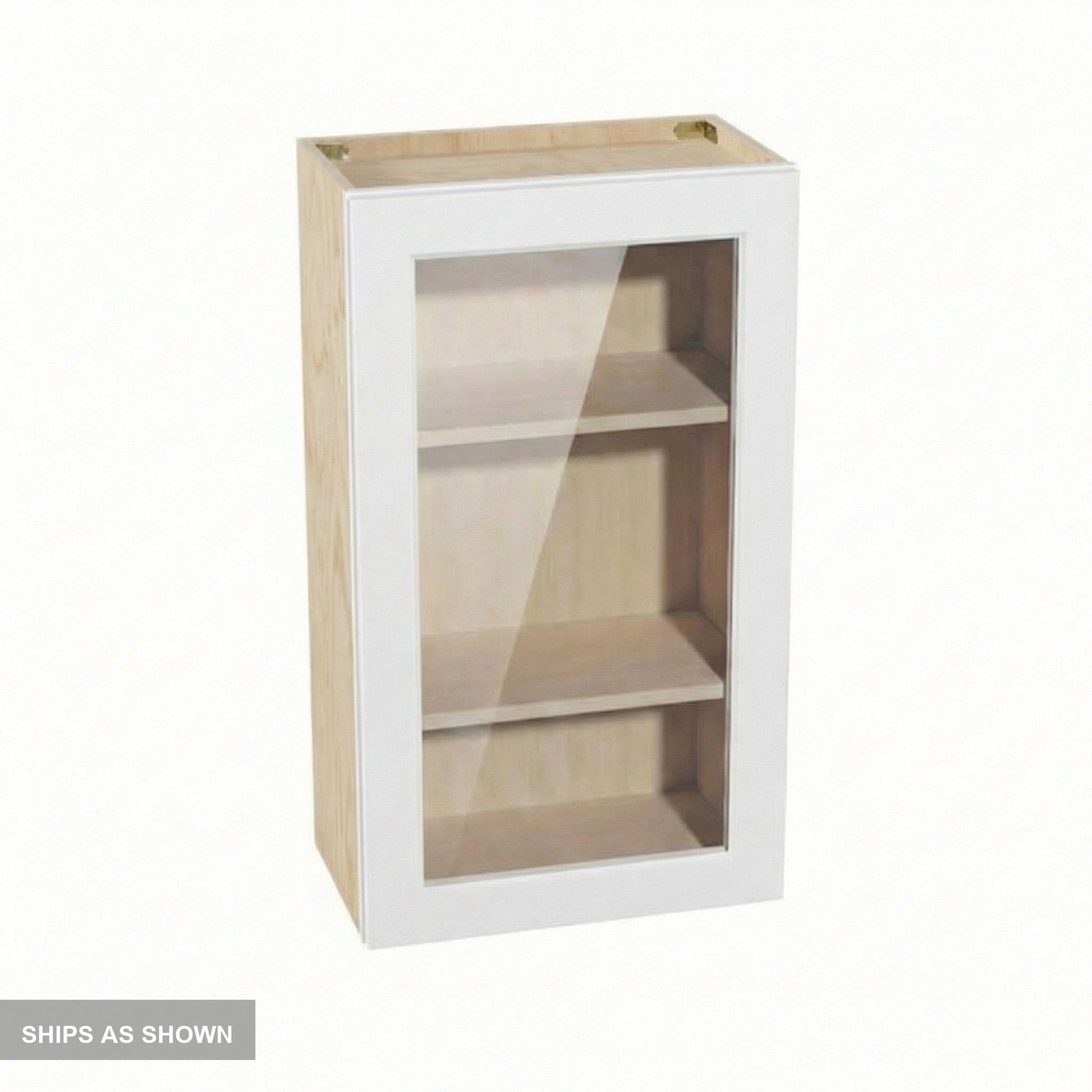 Shaker Glass Door Wall Cabinet 21" (W2136GD) · Ardelle