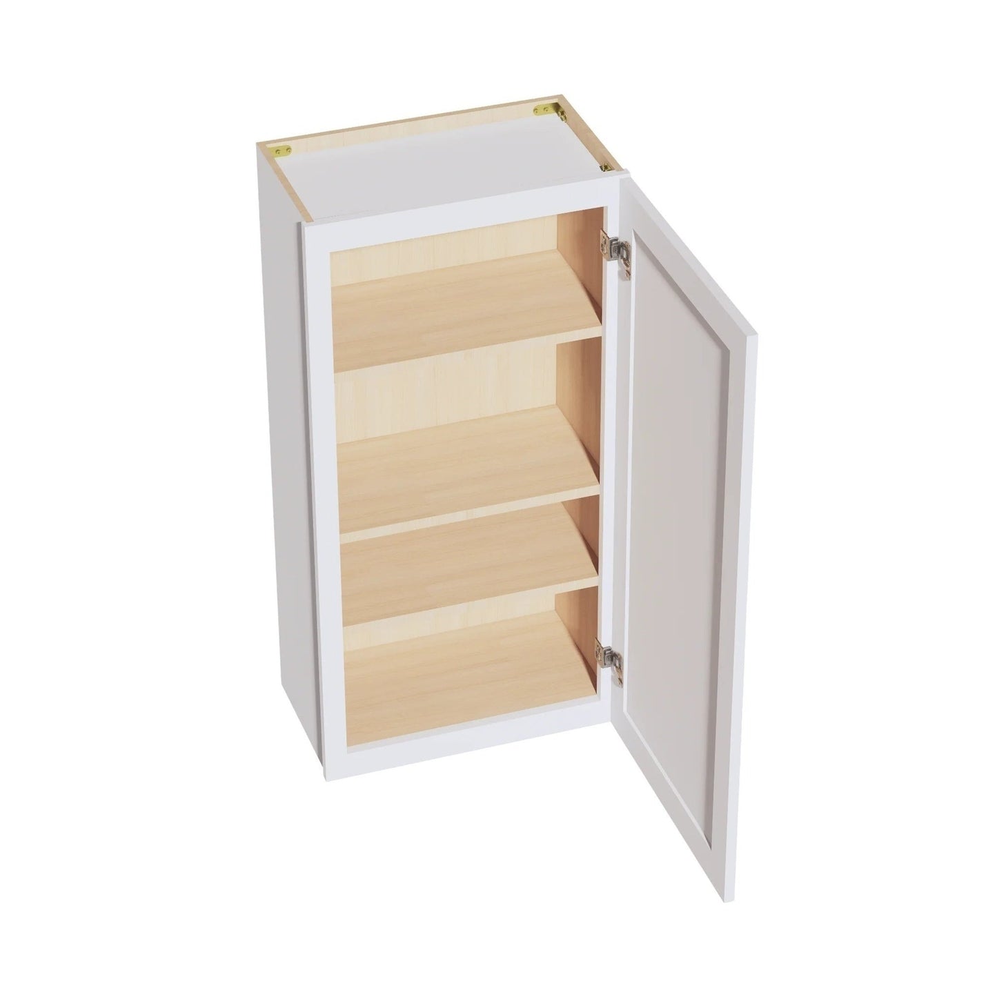 Shaker Wall Cabinet 21" (W2142) · Ardelle - White - Interior