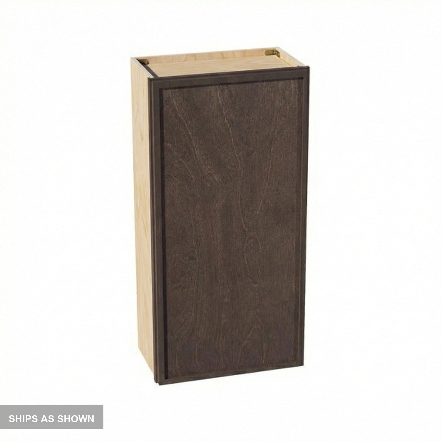 Slim Shaker Wall Cabinet 21" (W2142) · Slim - Mocha - Flat Pack