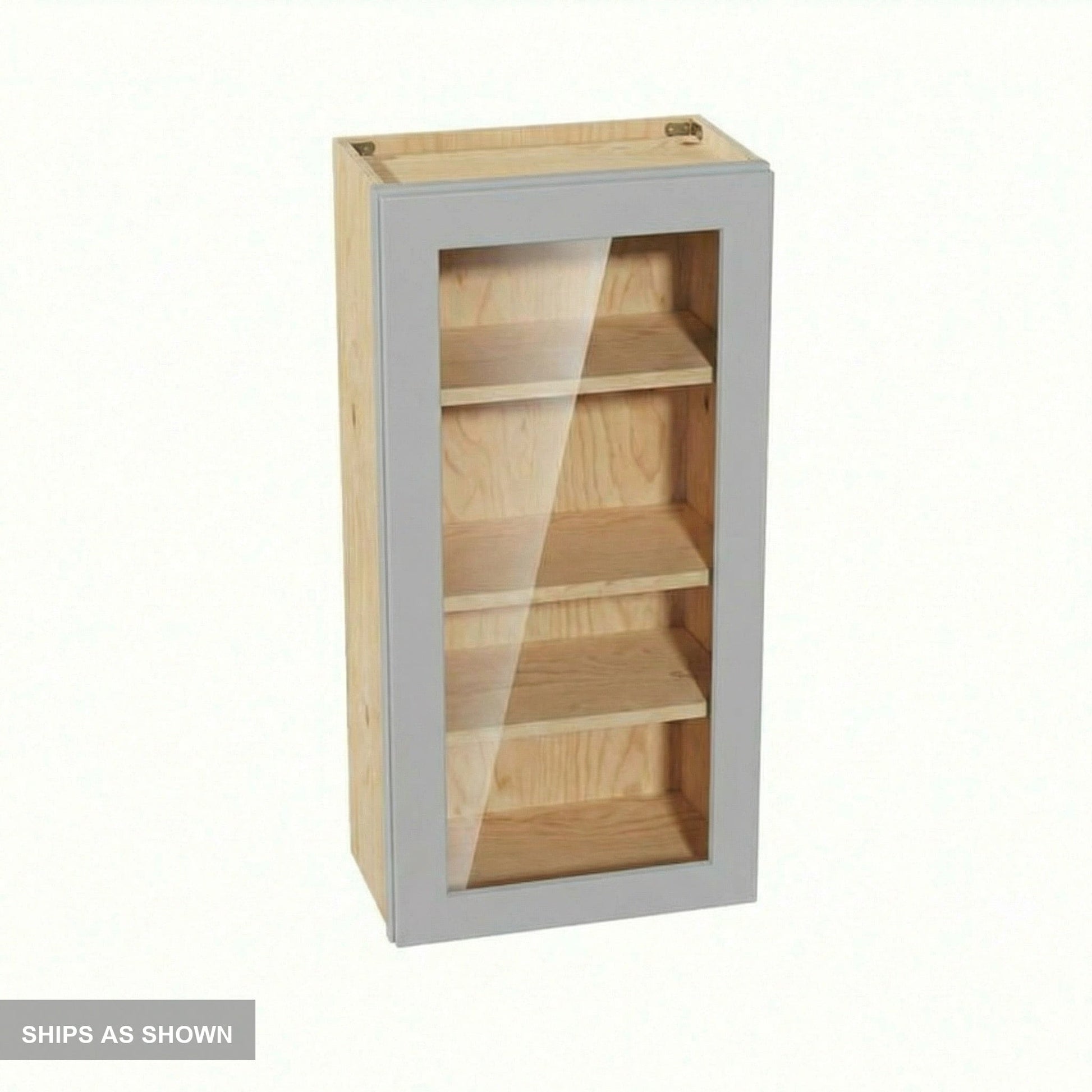 Shaker Glass Door Wall Cabinet 21" (W2142GD) · Ardelle