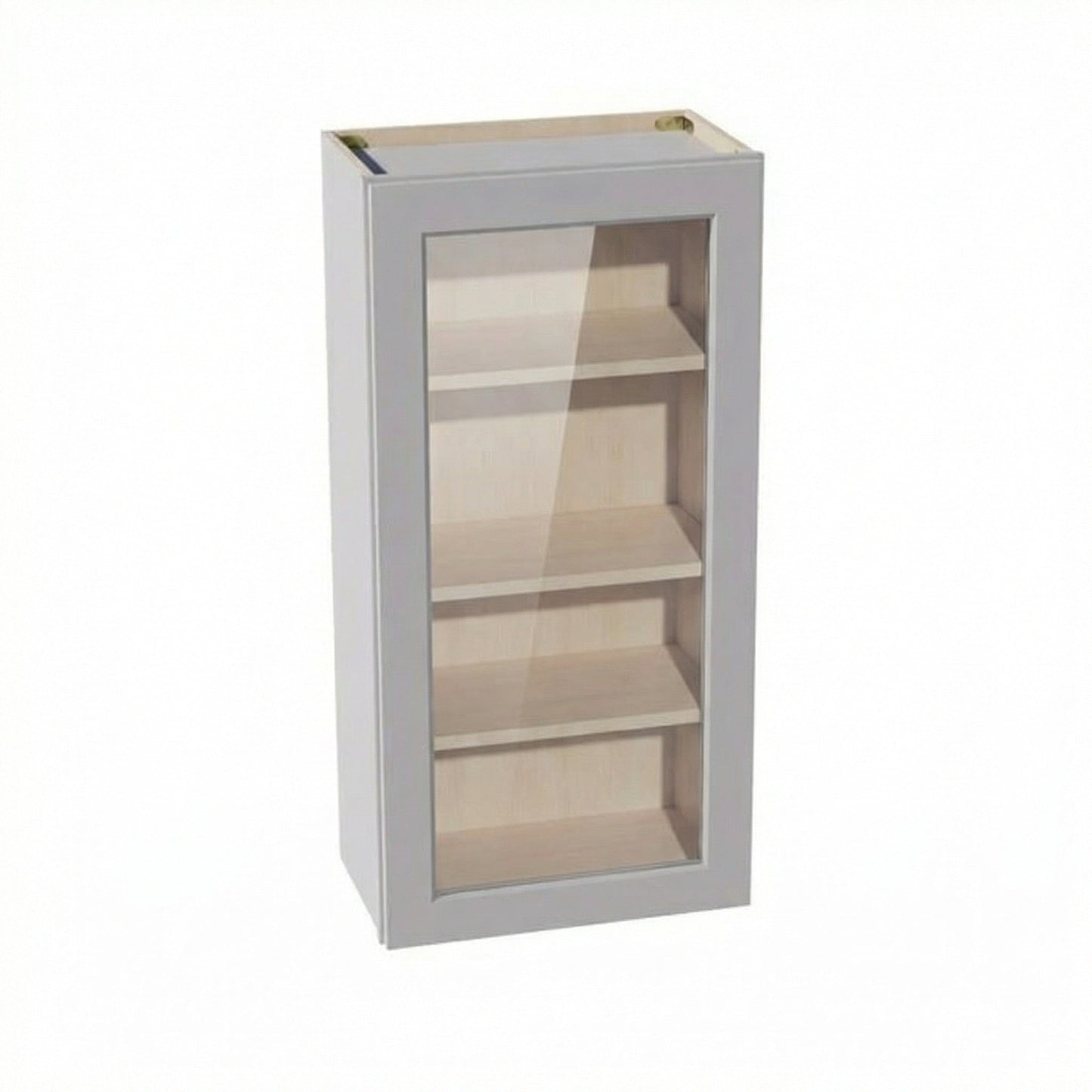 Shaker Glass Door Wall Cabinet 21" (W2142GD) · Ardelle - Ash - Hero
