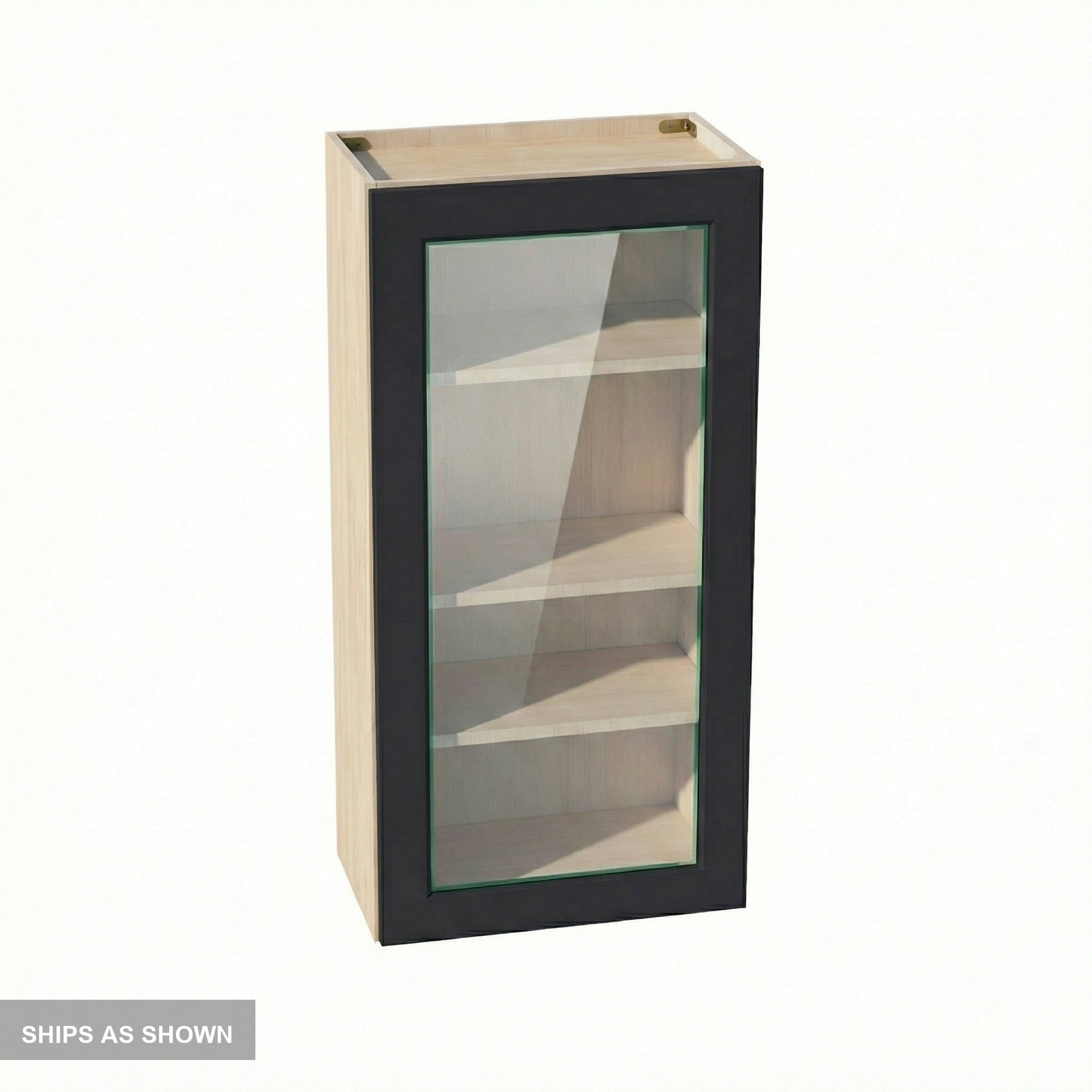 Shaker Glass Door Wall Cabinet 21" (W2142GD) · Ardelle