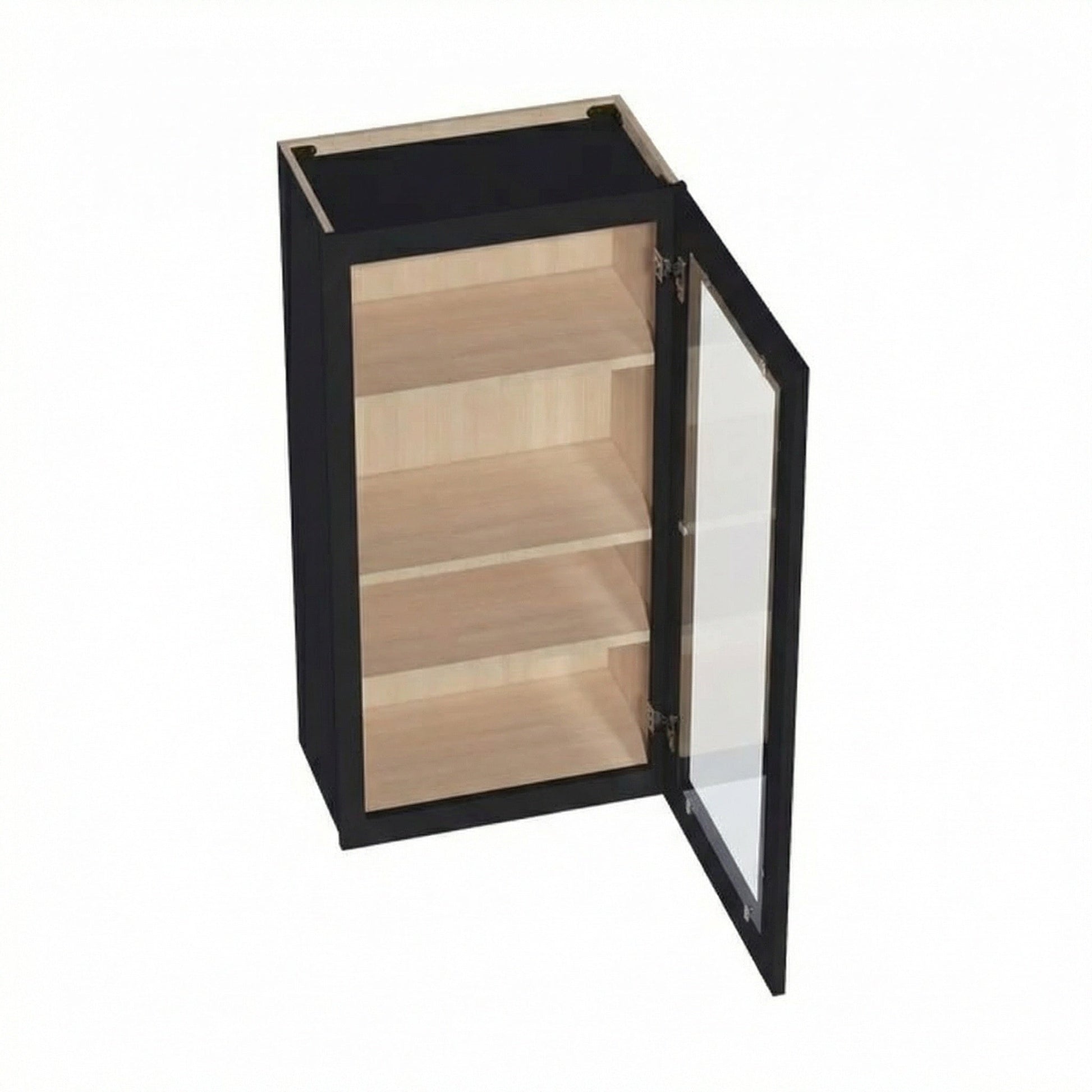 Shaker Glass Door Wall Cabinet 21" (W2142GD) · Ardelle