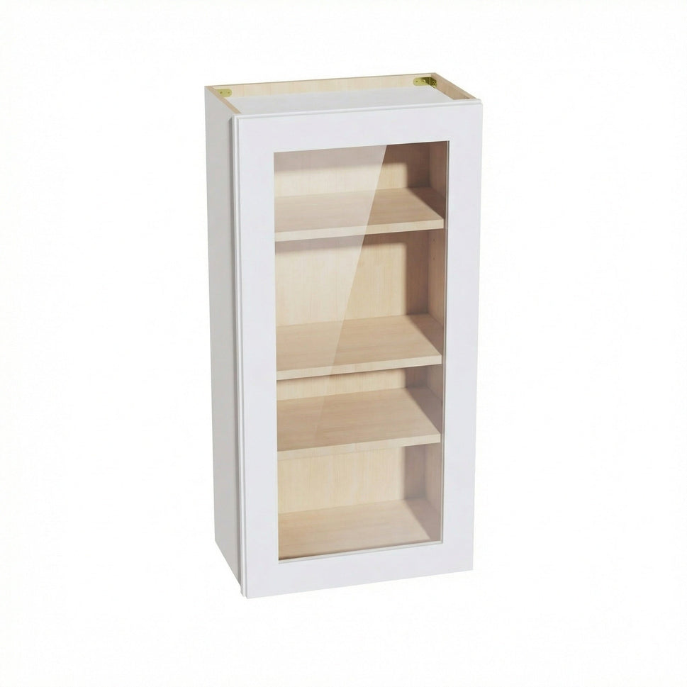 Shaker Glass Door Wall Cabinet 21" (W2142GD) · Ardelle