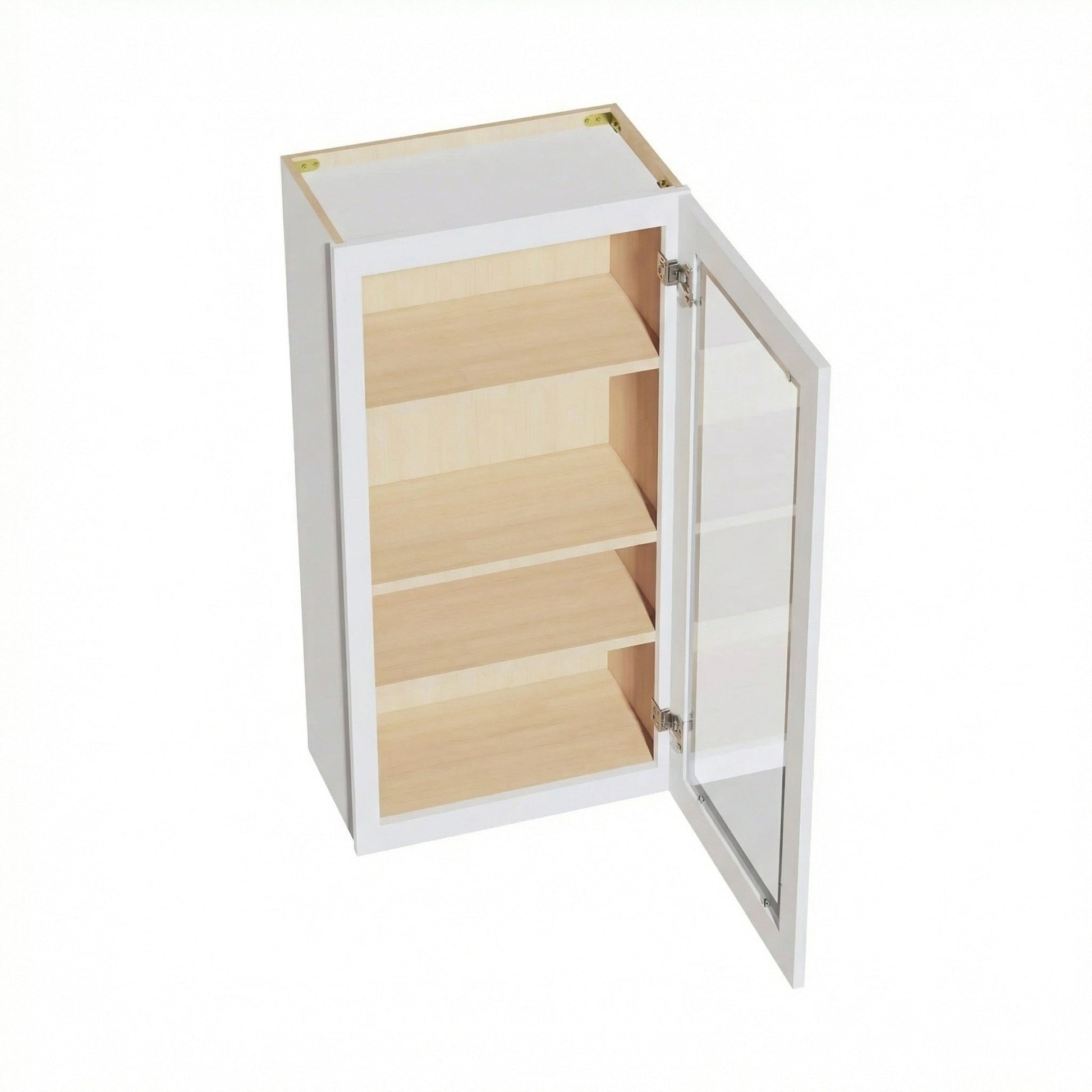 Shaker Glass Door Wall Cabinet 21" (W2142GD) · Ardelle
