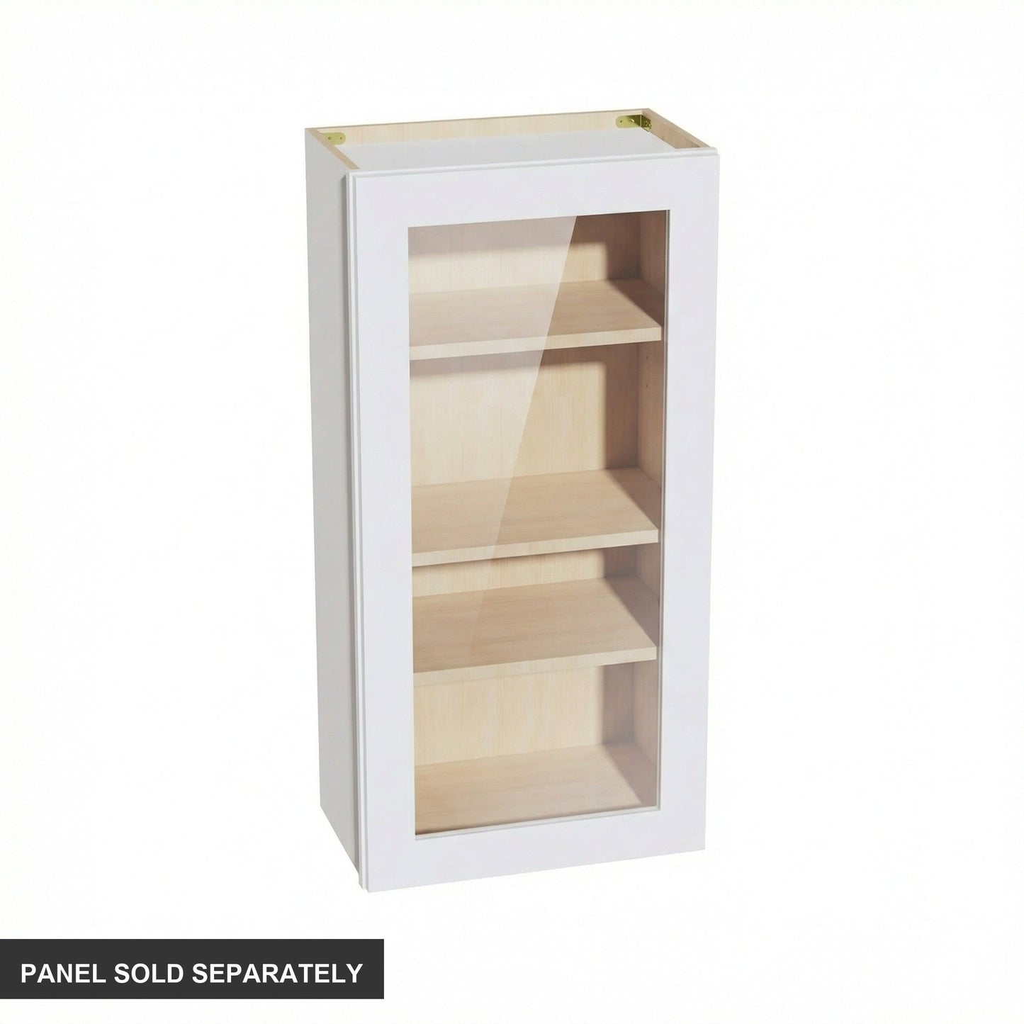 Shaker Glass Door Wall Cabinet 21" (W2142GD) · Ardelle - White - Product