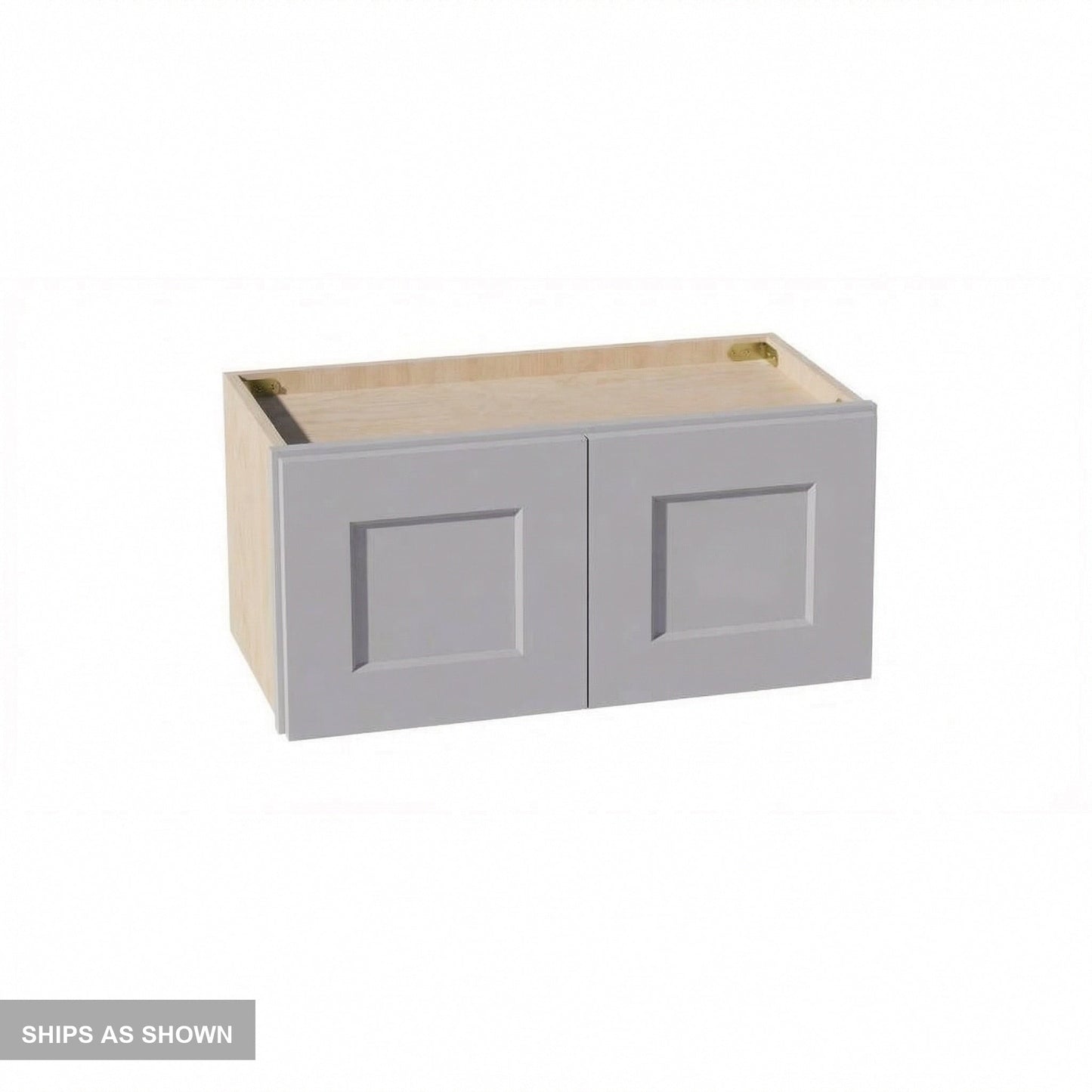 Shaker Bridge Wall Cabinet 24" (W2412) · Ardelle - Ash - Flat Pack