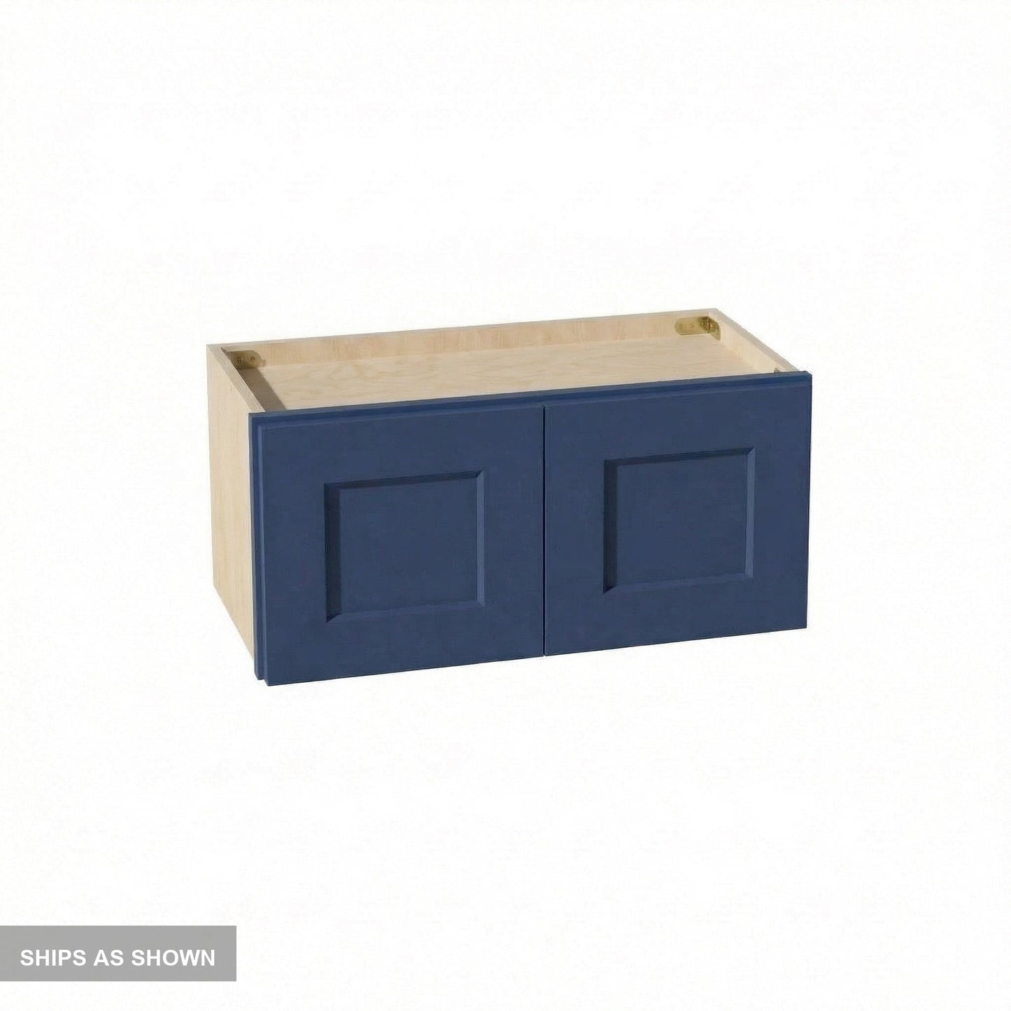 Shaker Bridge Wall Cabinet 24" (W2412) · Ardelle - Blue - Flat Pack