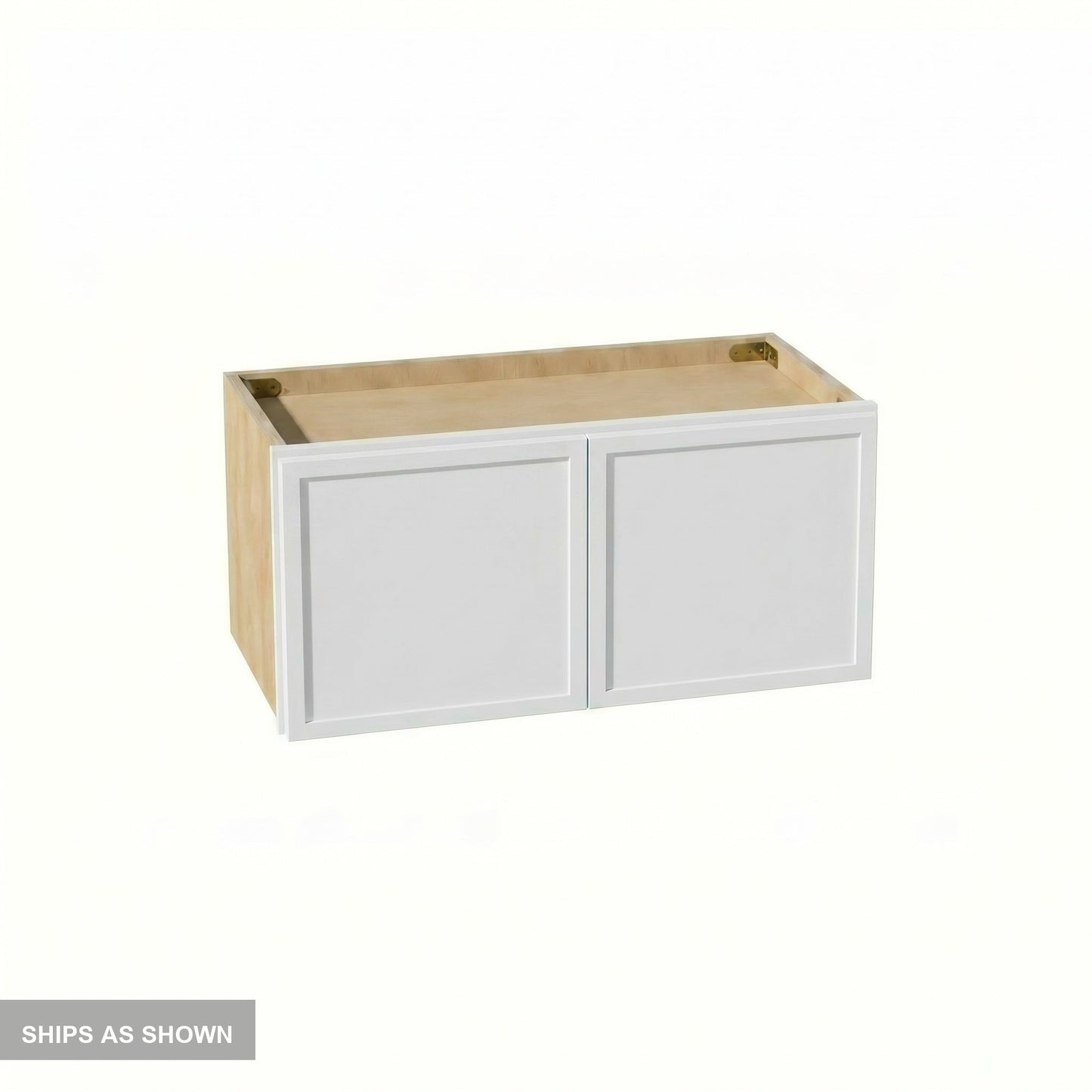 Slim Shaker Bridge Wall Cabinet 24" (W2412) · Slim - Frost - Flat Pack