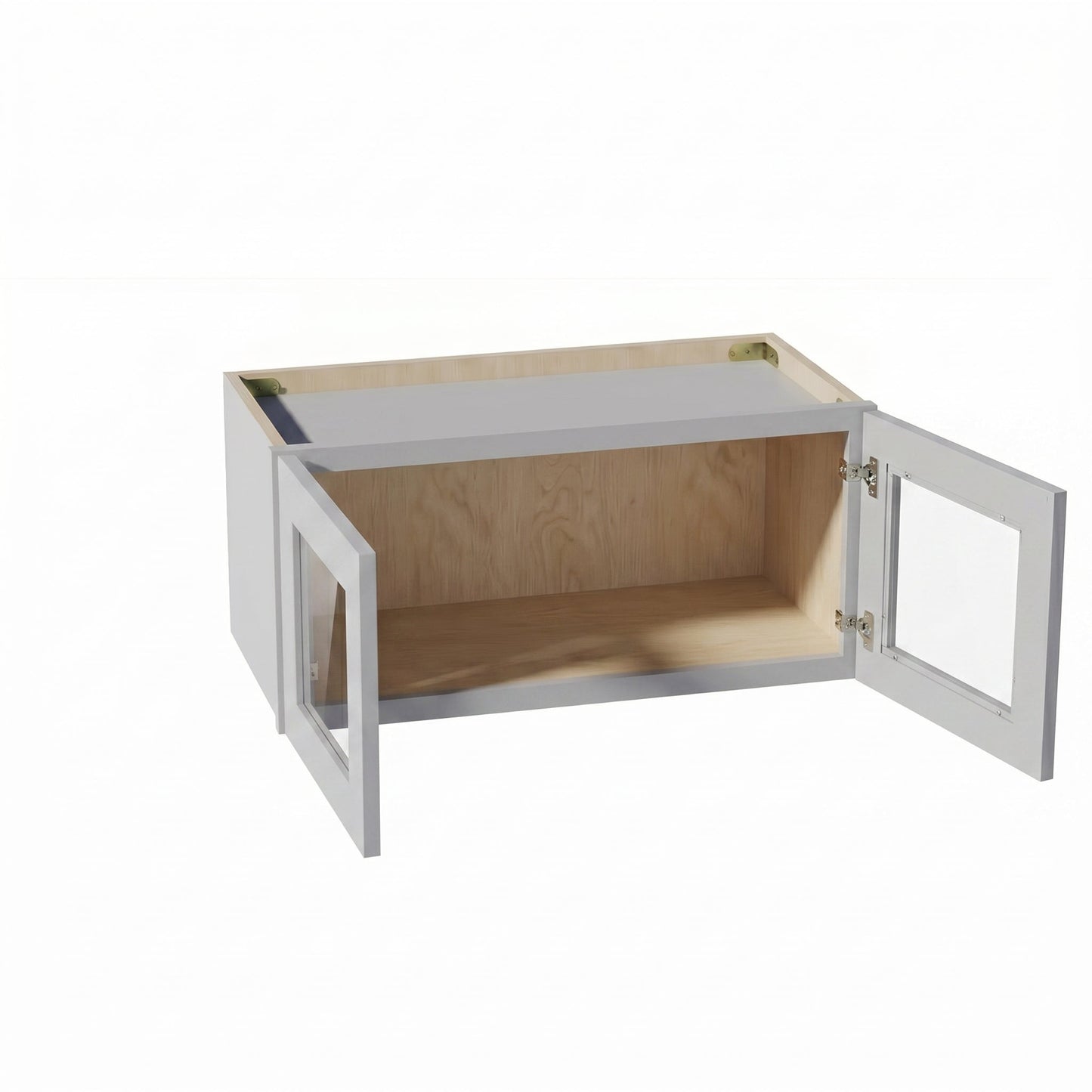 Shaker Bridge Wall Cabinet 24" (W2412GD) · Ardelle - Ash - Interior