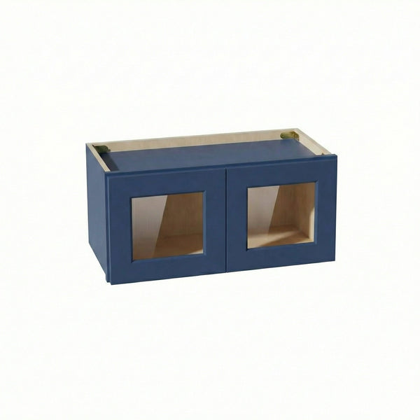 Shaker Bridge Wall Cabinet 24" (W2412GD) · Ardelle - Blue - Hero