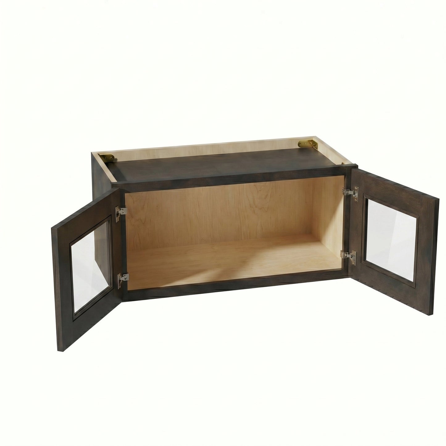 Shaker Bridge Wall Cabinet 24" (W2412GD) · Ardelle - Charcoal - Interior