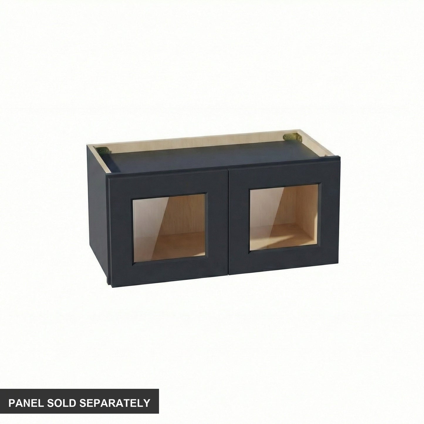 Shaker Bridge Wall Cabinet 24" (W2412GD) · Ardelle - Ebony - Product