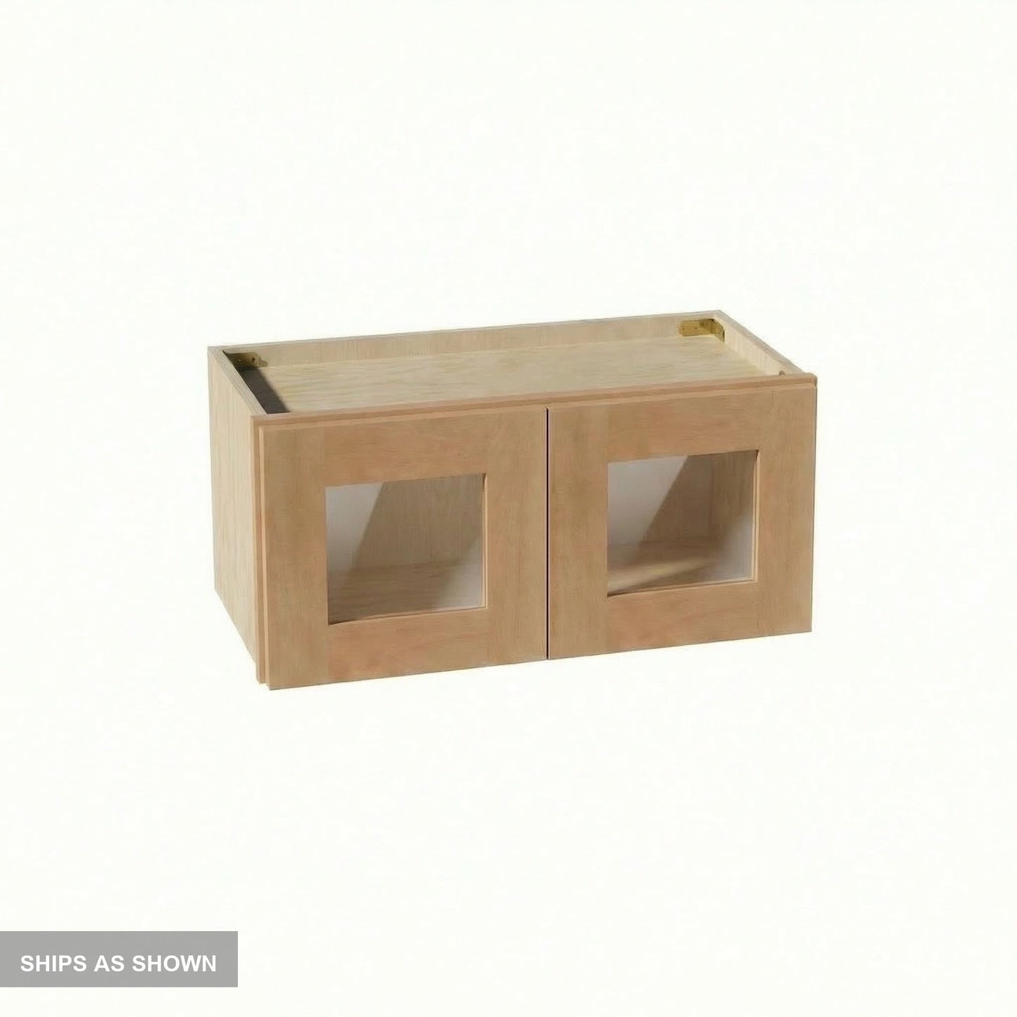 Shaker Bridge Wall Cabinet 24" (W2412GD) · Ardelle - Timber - Flat Pack