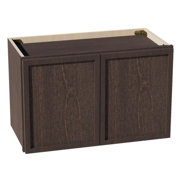 Slim Shaker Bridge Wall Cabinet 24" (W2415) · Slim - Mocha - Hero