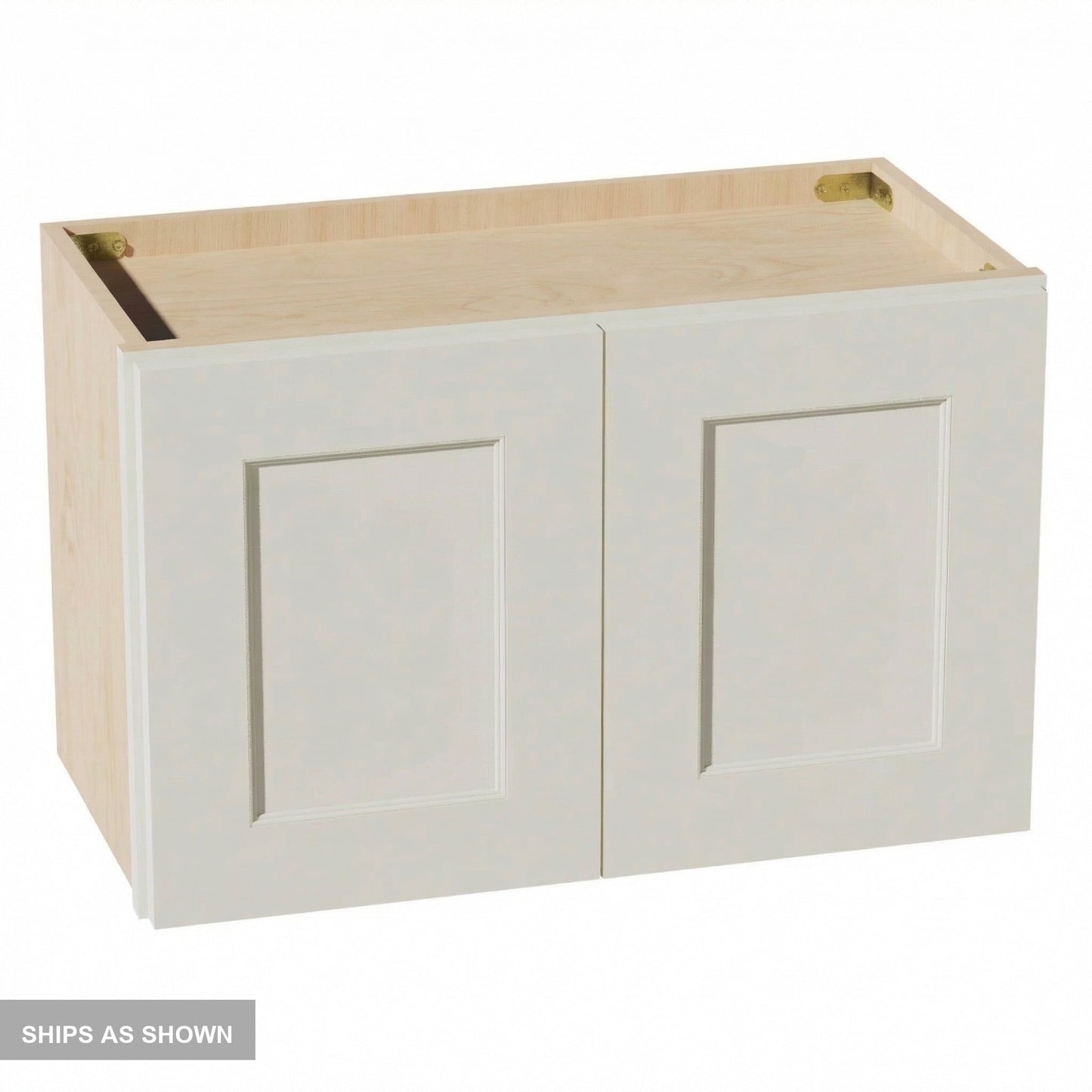 Shaker Bridge Wall Cabinet 24" (W2415) · Tallis - Swan White - Flat Pack