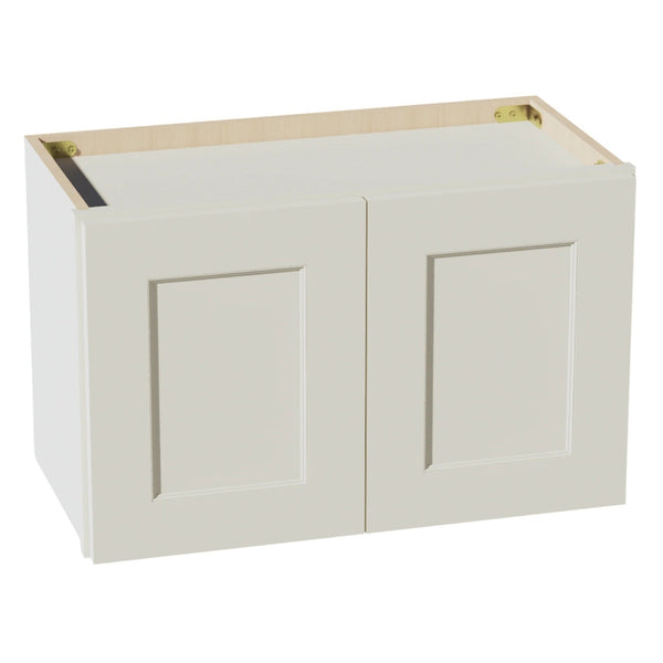 Shaker Bridge Wall Cabinet 24" (W2415) · Tallis - Swan White - Hero