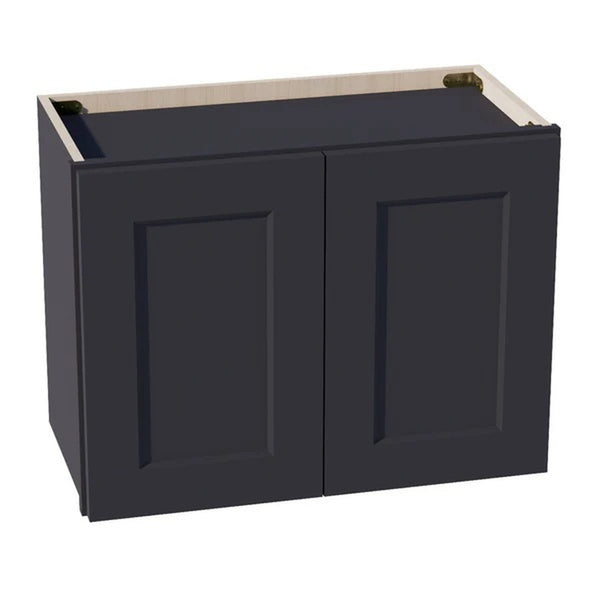 Shaker Bridge Wall Cabinet 24" (W2418) · Ardelle - Ebony - Hero