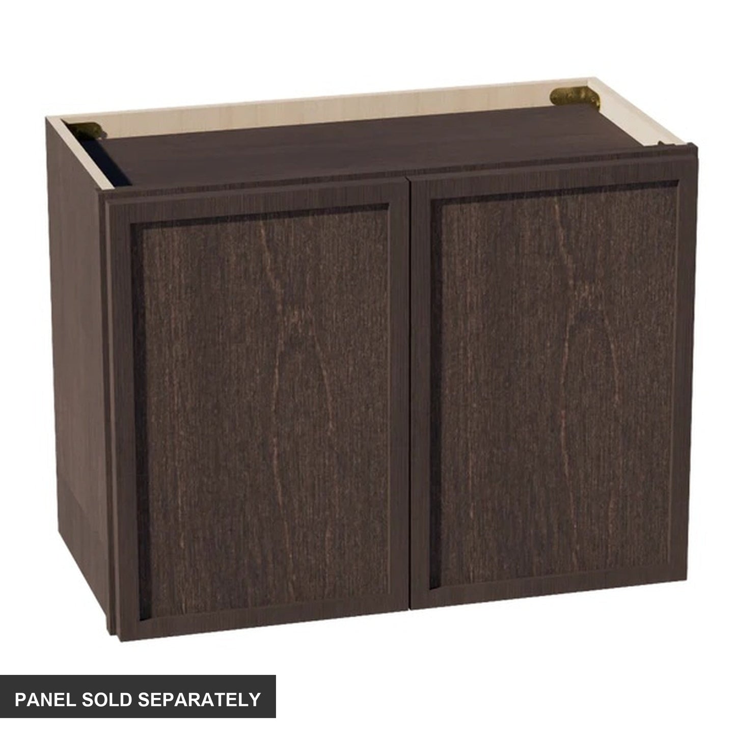 Slim Shaker Bridge Wall Cabinet 24" (W2418) · Slim - Mocha - Product